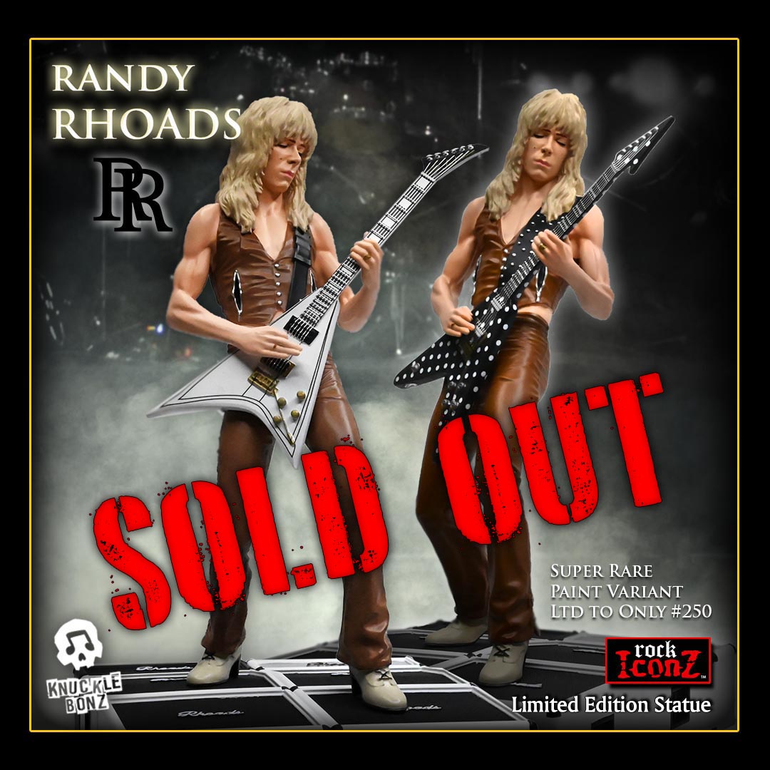 Randy Rhoads Color Variant Statues - SOLD OUT !