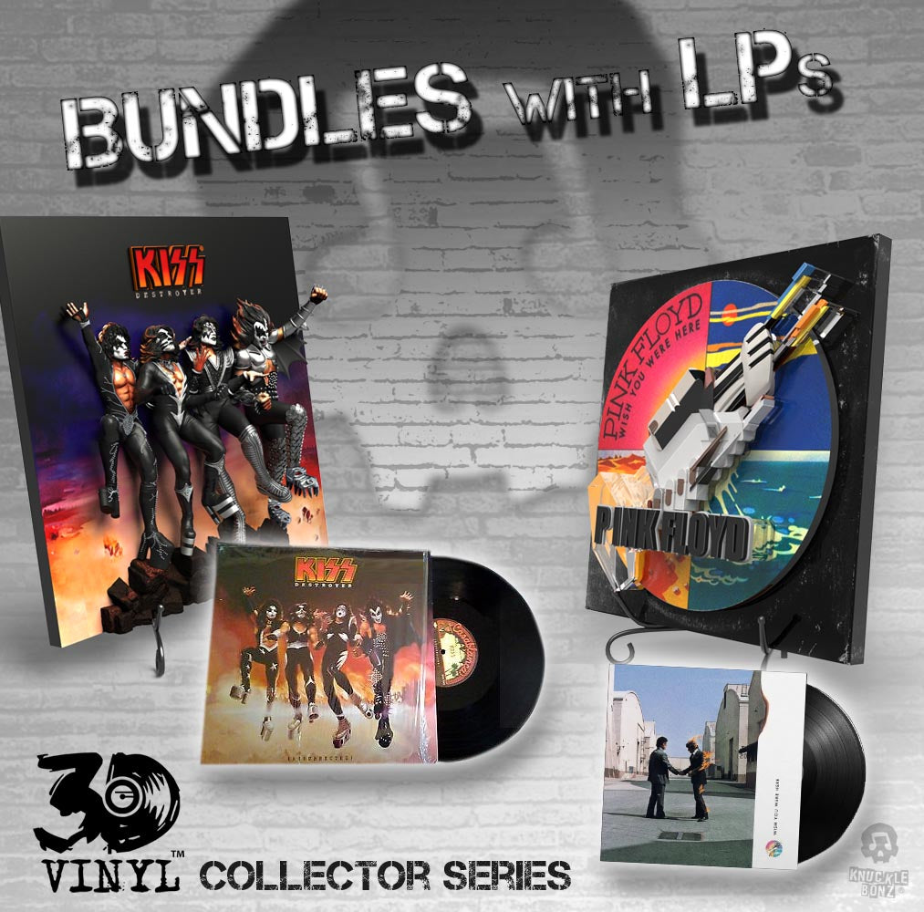 3D Vinyl Bundles with Vinyl LPs - Coming Soon (KISS and Pink Floyd)