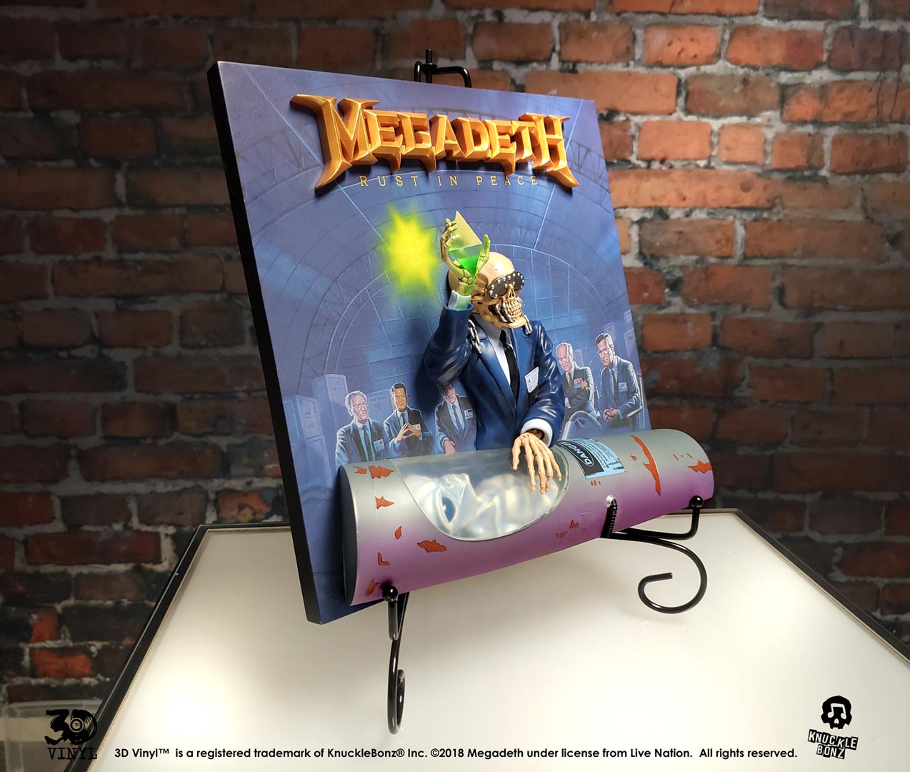 Megadeth’s Vic Rattlehead "Rust In Peace" in KnuckleBonz® 3D Vinyl Collectible