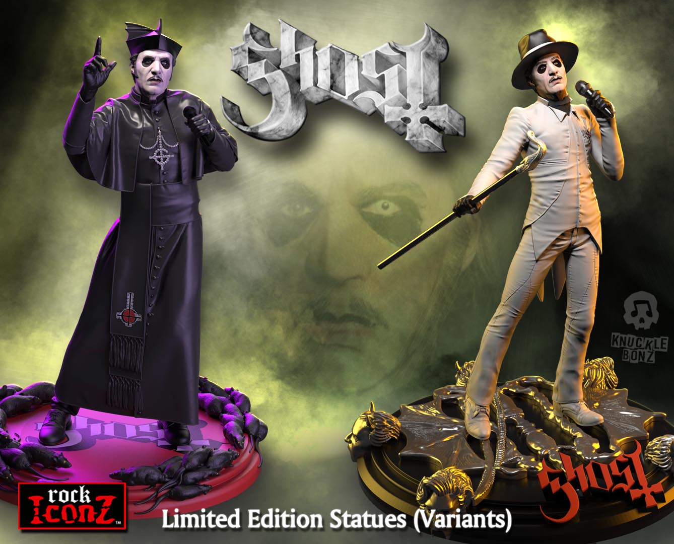 Super Limited - Ghost Cardinal Copia Rock Iconz® Variants 