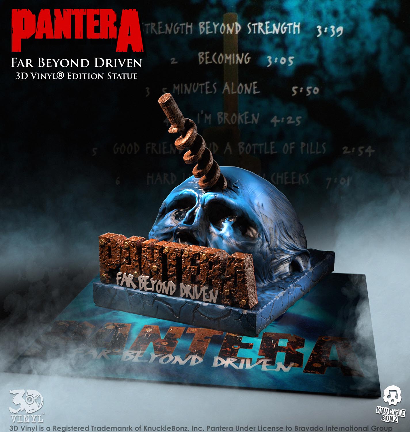 Pantera "Far Beyond Driven" Announced for KnuckleBonz® 3D Vinyl® Collector Series