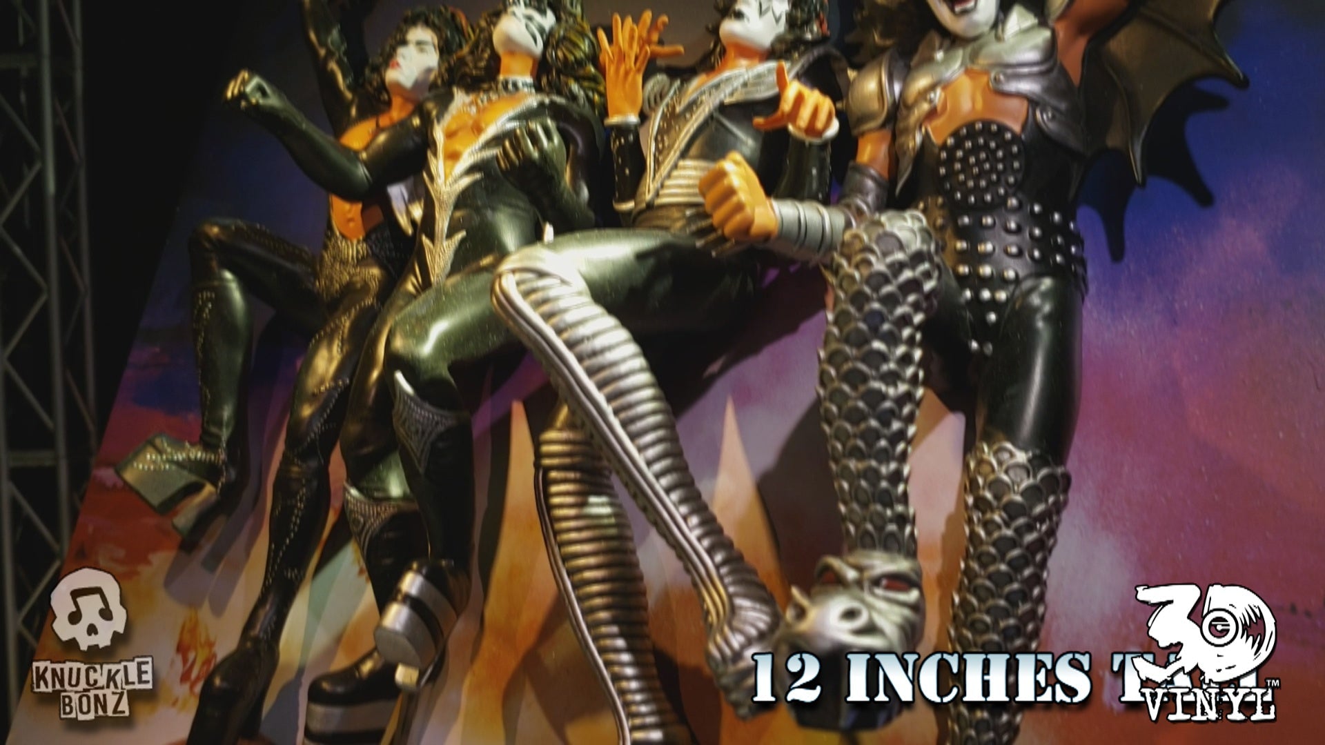 KISS Destroyer 45 Year Anniversary - KnuckleBonz 3D Vinyl Series 