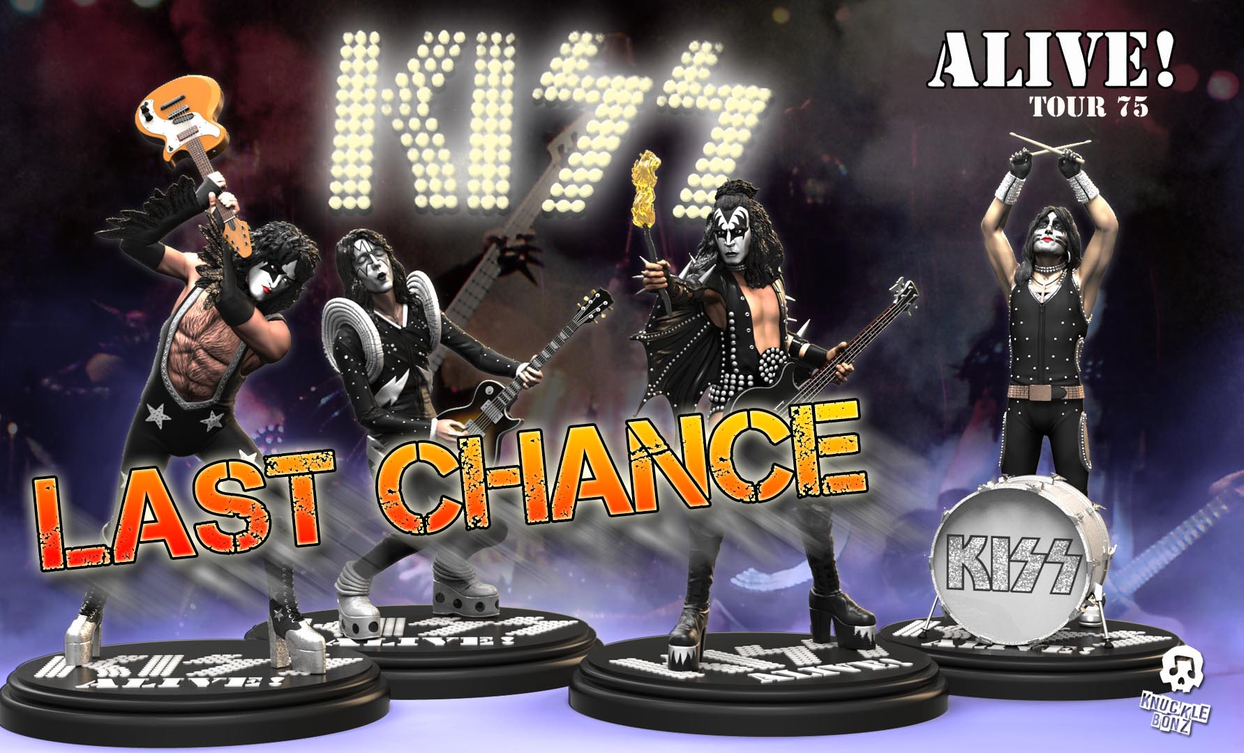 Last Chance! on KISS Rock Iconz and 3D Vinyl