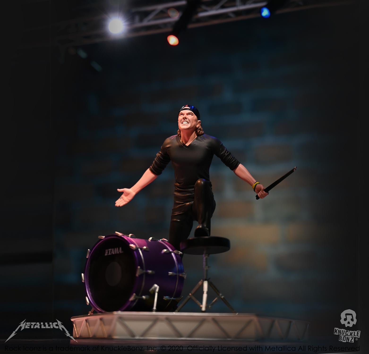 Metallica Lars Ulrich Rock Iconz Statue