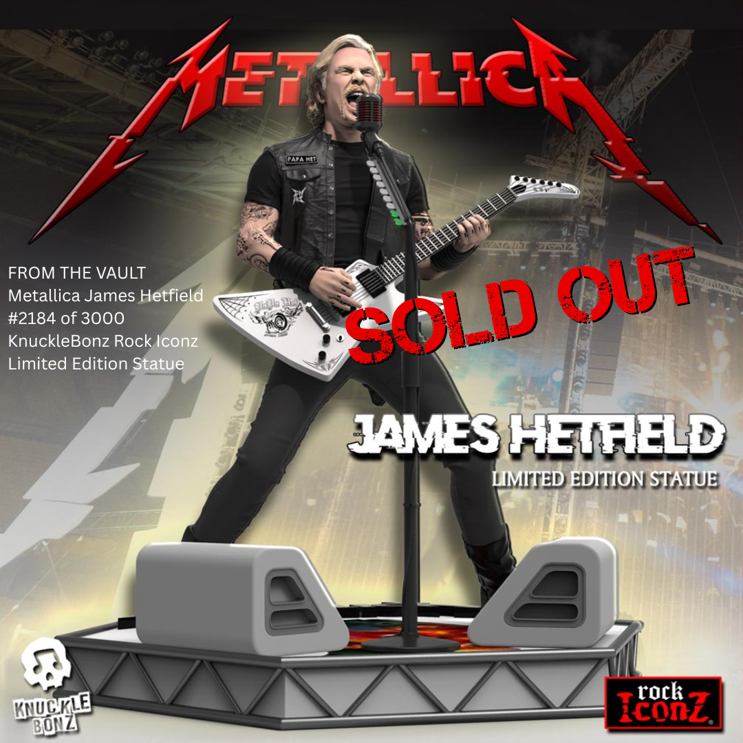 RARE SOLD OUT Megadeth Dave Mustaine and Vic Rattlehead - Auctions Liv