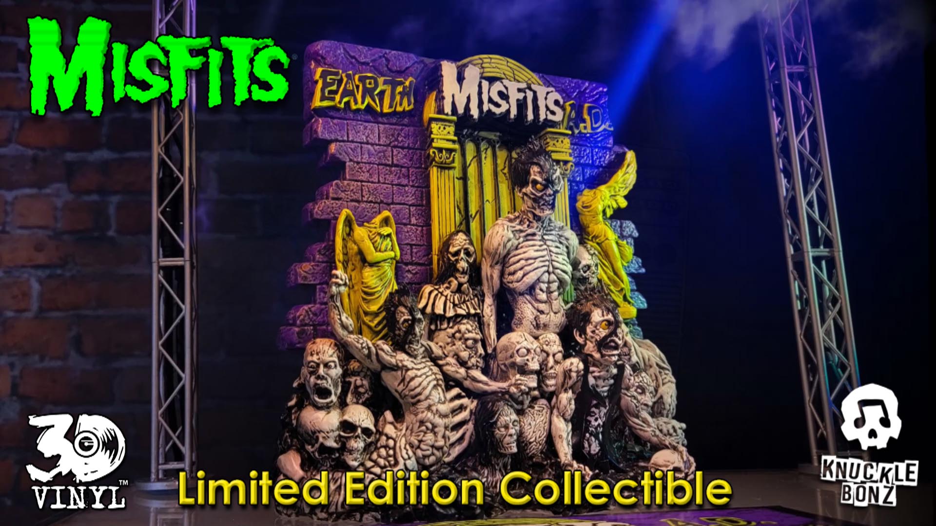 Misfits Earth AD "Comes Ripping" to KnuckleBonz 3D Vinyl