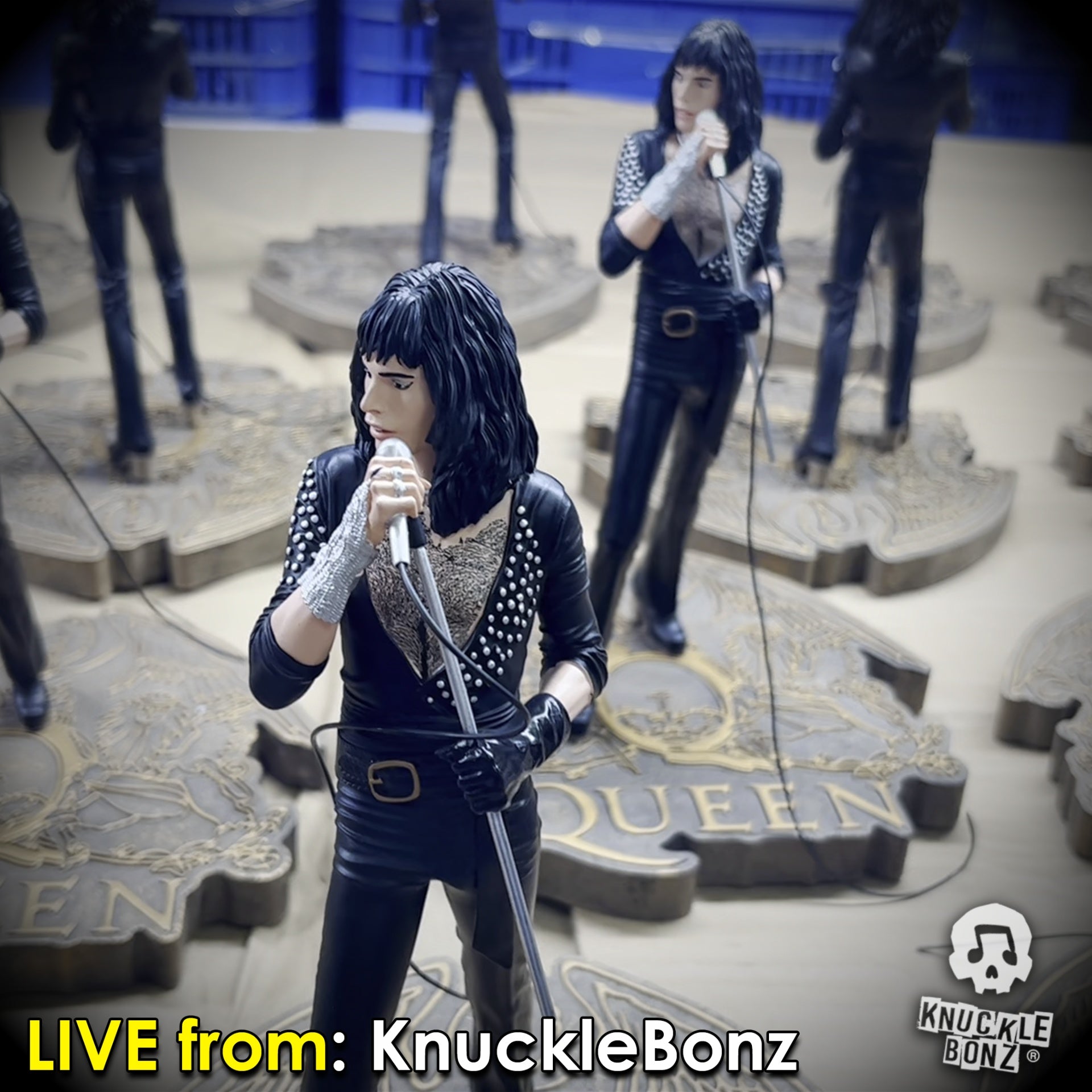 KnuckleBonz - QUEEN II Ltd. Edition Statue Production WRAPPED!