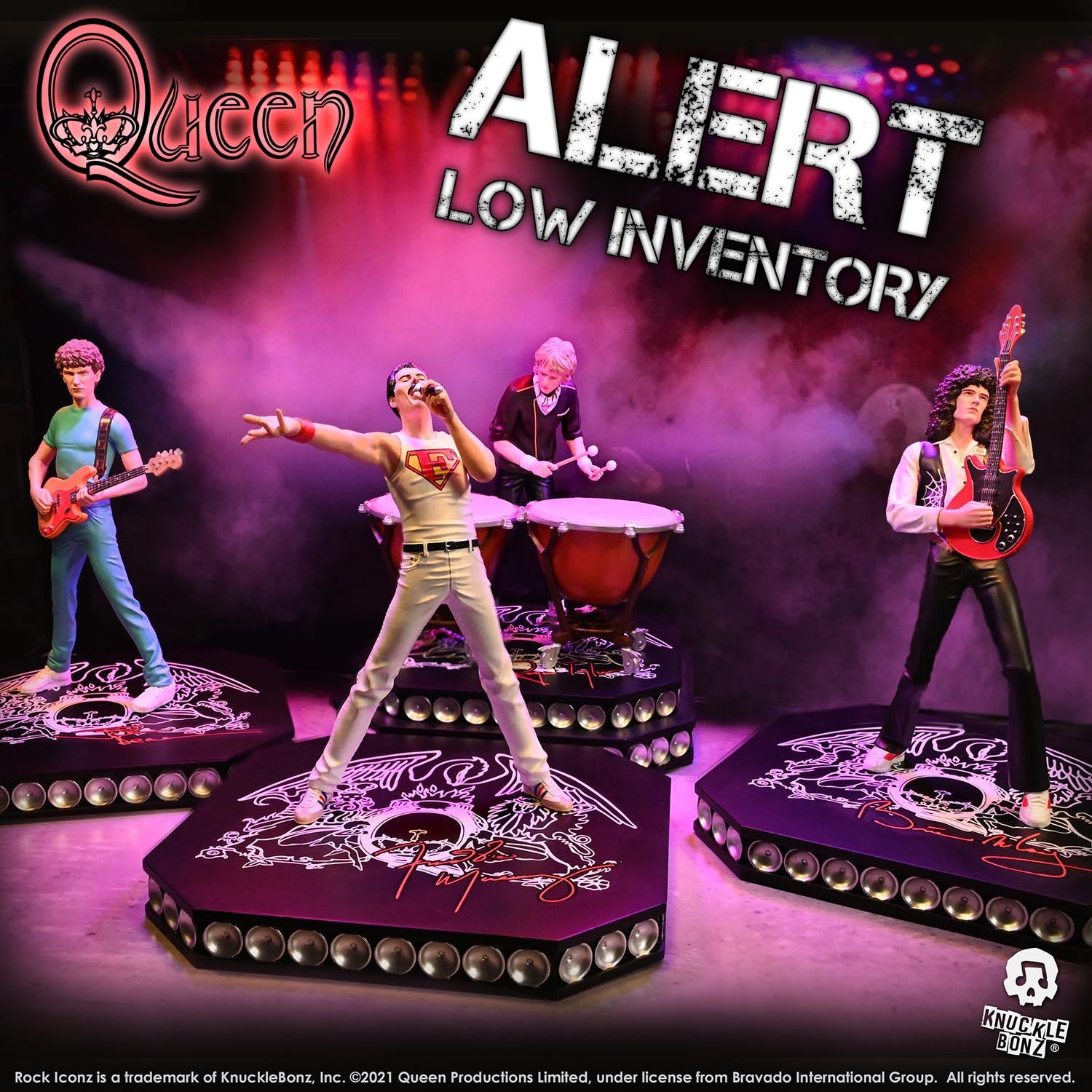 ALERT - Queen KnuckleBonz Rock Iconz Statue Set Almost Gone....