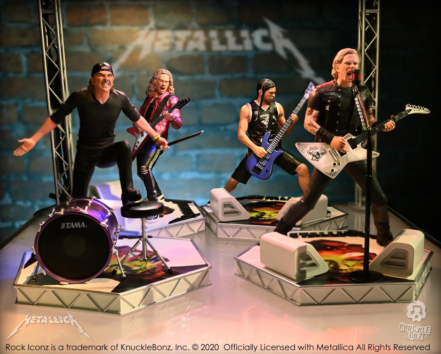 The Metallica Rock Iconz Collectible Statues