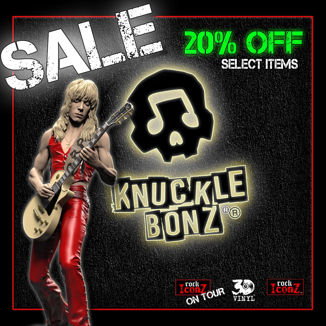 KnuckleBonz Rock Iconz and 3D Vinyl Sale - ENDS Friday