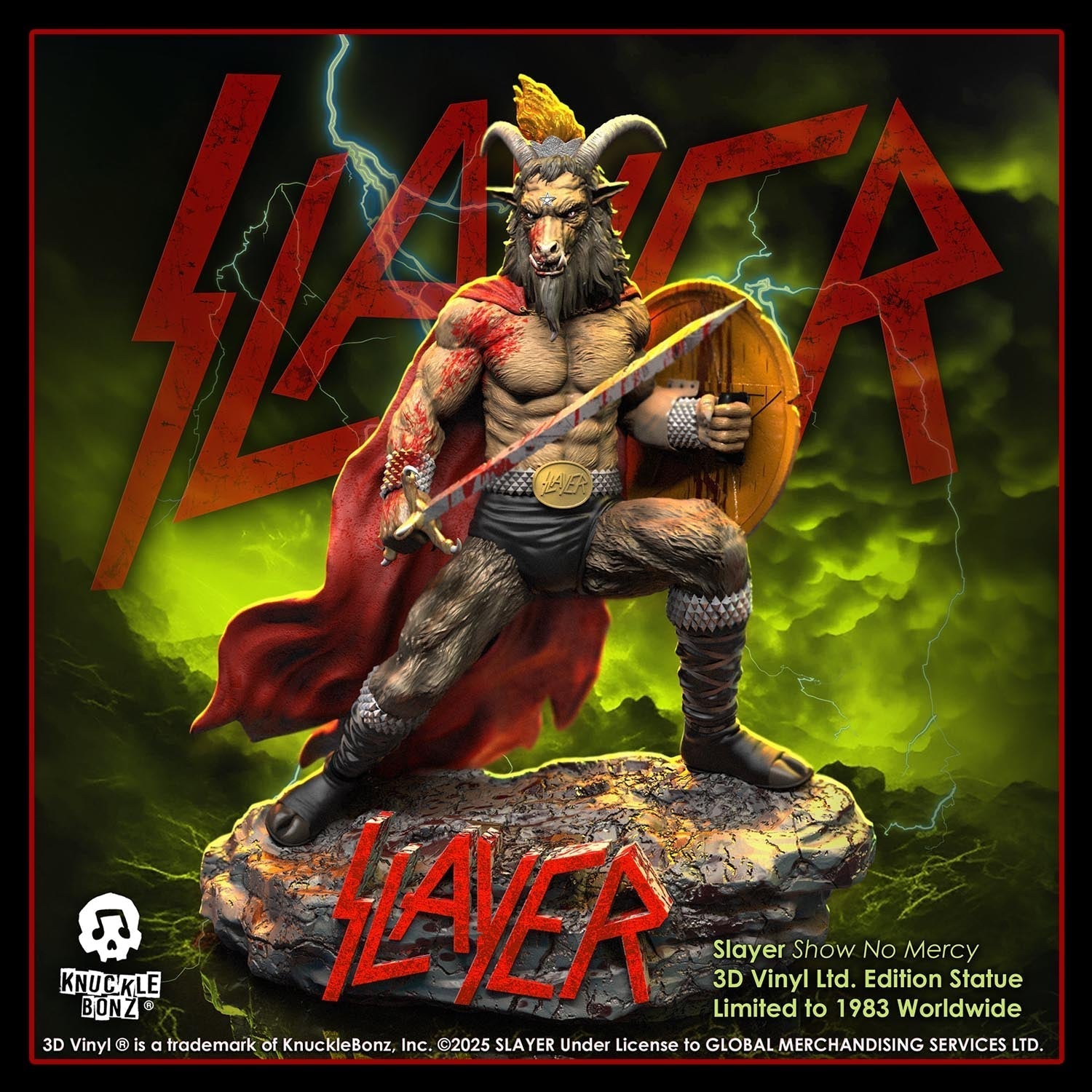 Slayer Show No Mercy 3D Vinyl