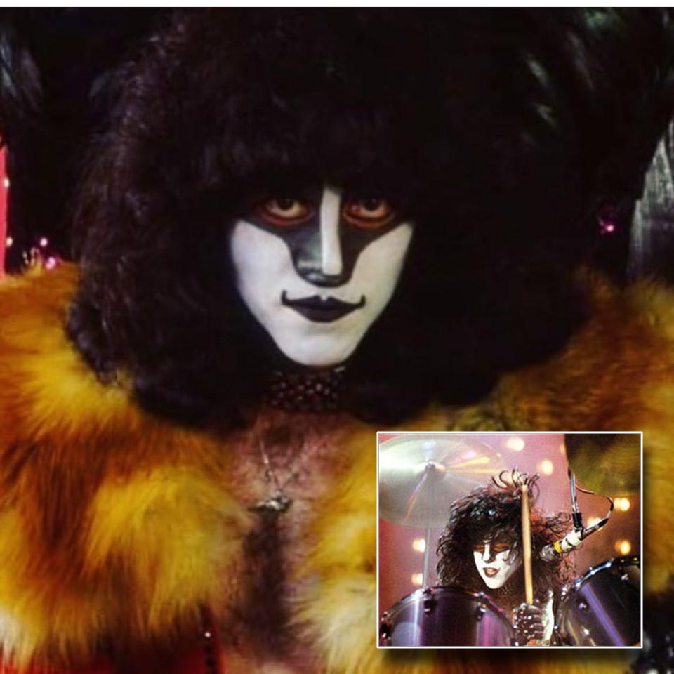 KISS 1980 – “The Catman” Peter Criss Becomes “The Fox” Eric Carr