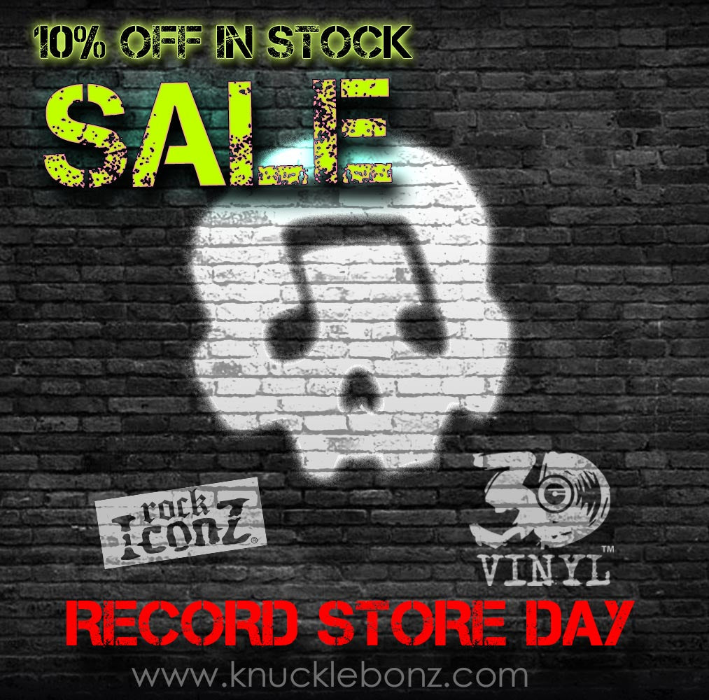 Record Store Day Sale - 10% OFF Promo Code All IN STOCK KnuckleBonz Stuff