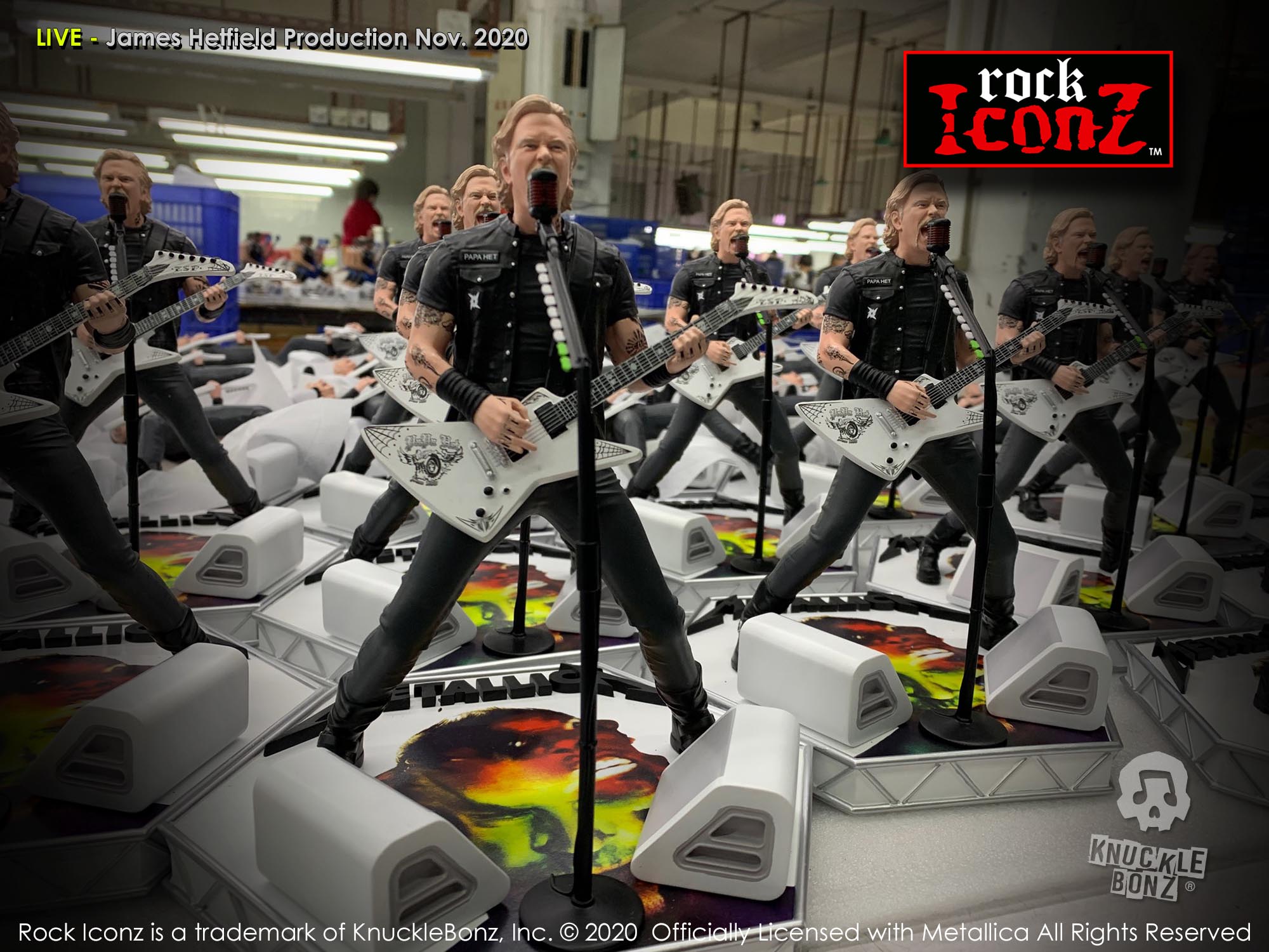 Metallica Rock Iconz - Shipping Starts Monday March 29th