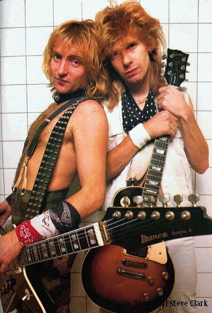 Def Leppard Phil Collen & Steve Clark