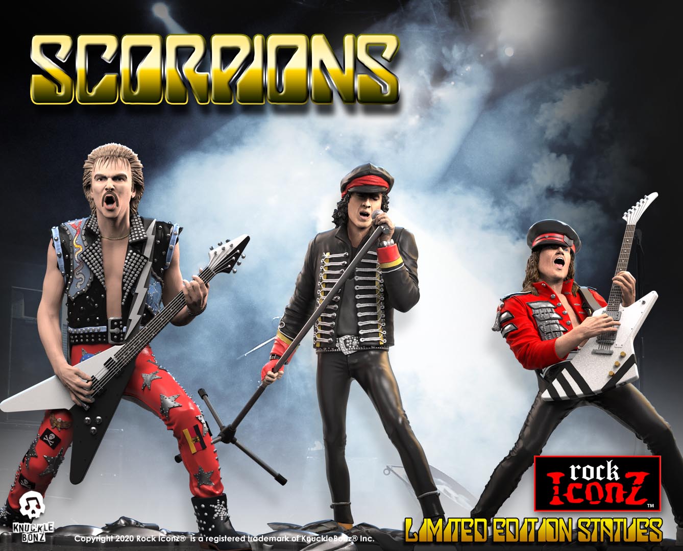 Scorpions KnuckleBonz Statue Set