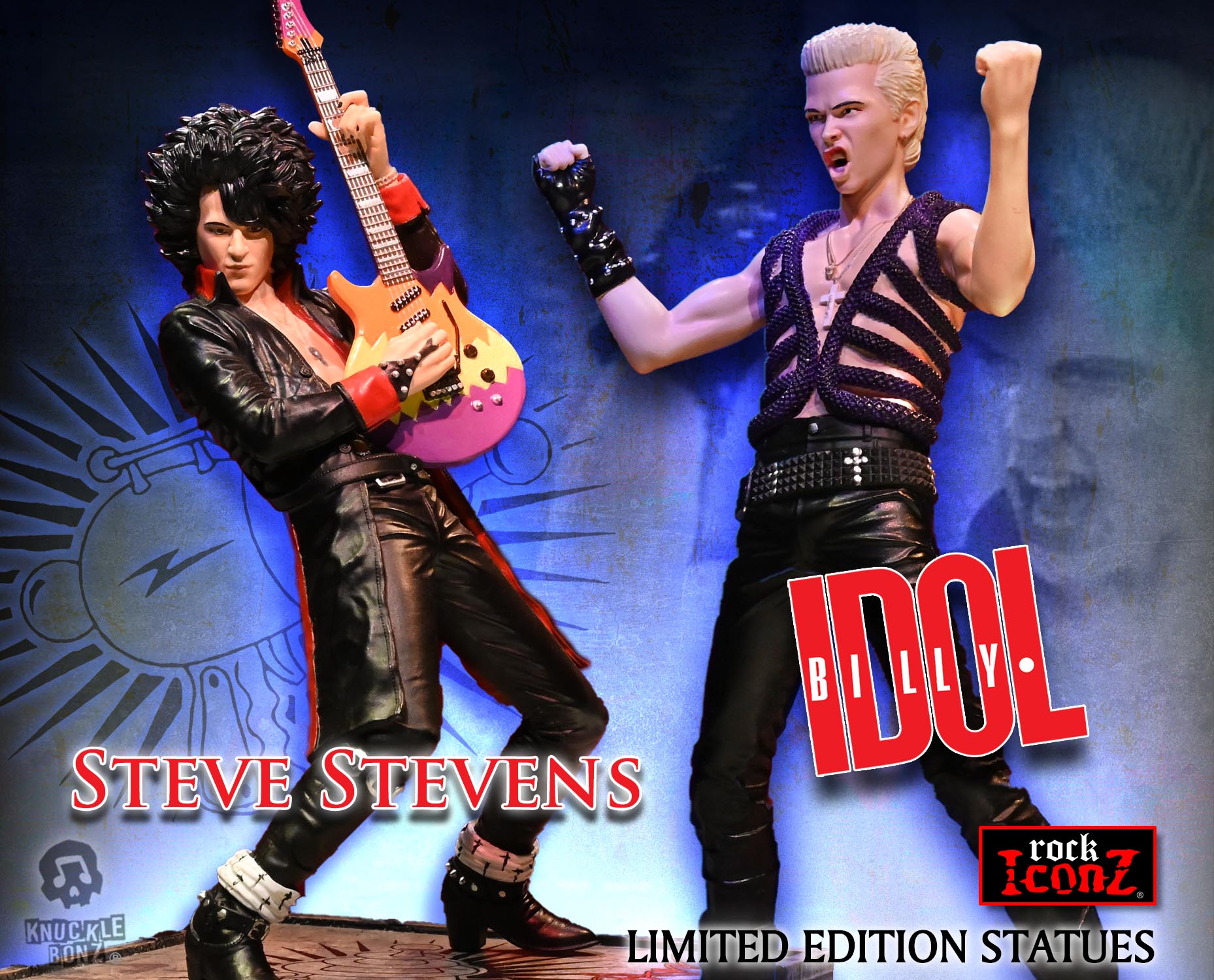 Billy Idol + Steve Stevens (Bundle of 2) KnuckleBonz Set