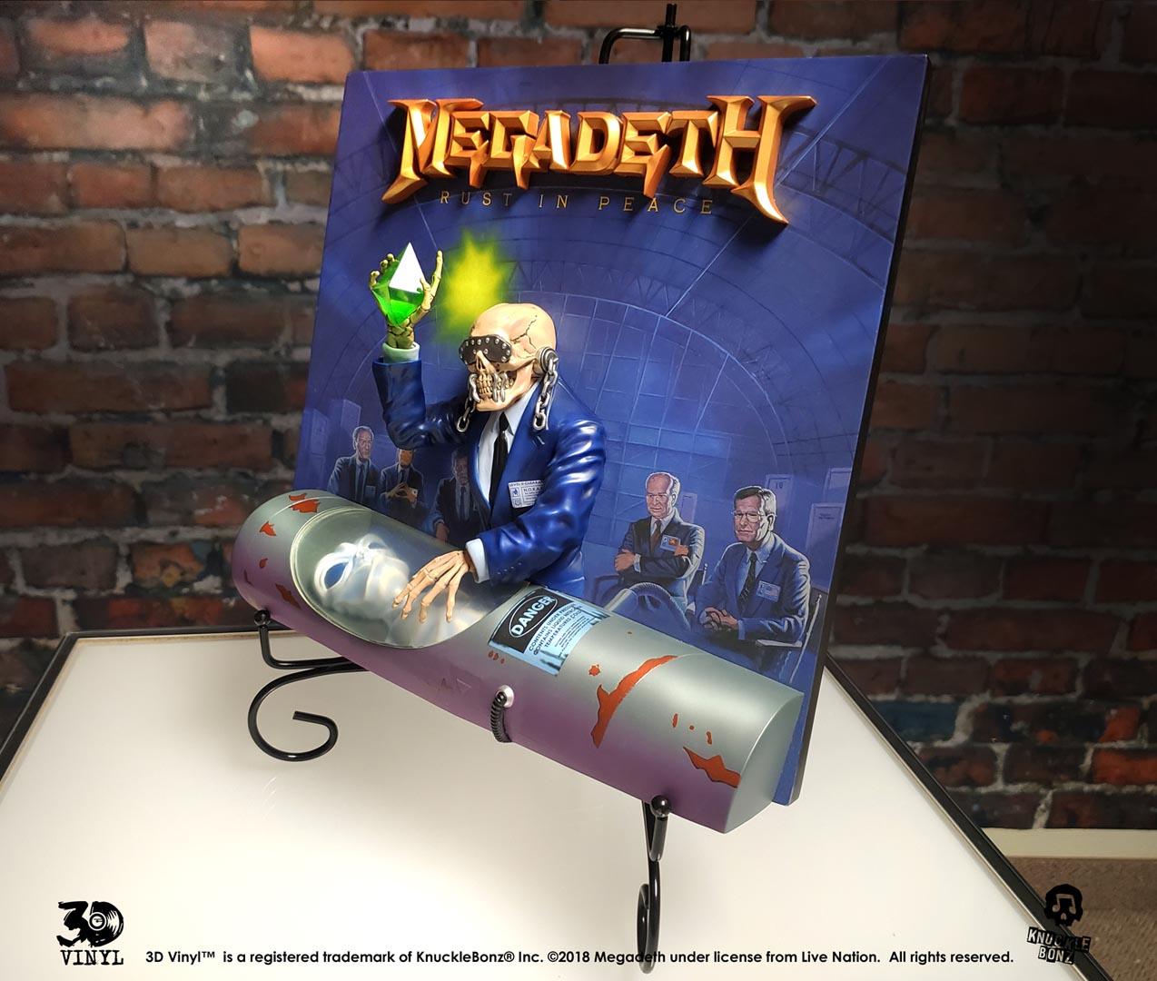 Megadeth (Rust In Peace) KnuckleBonz Statue