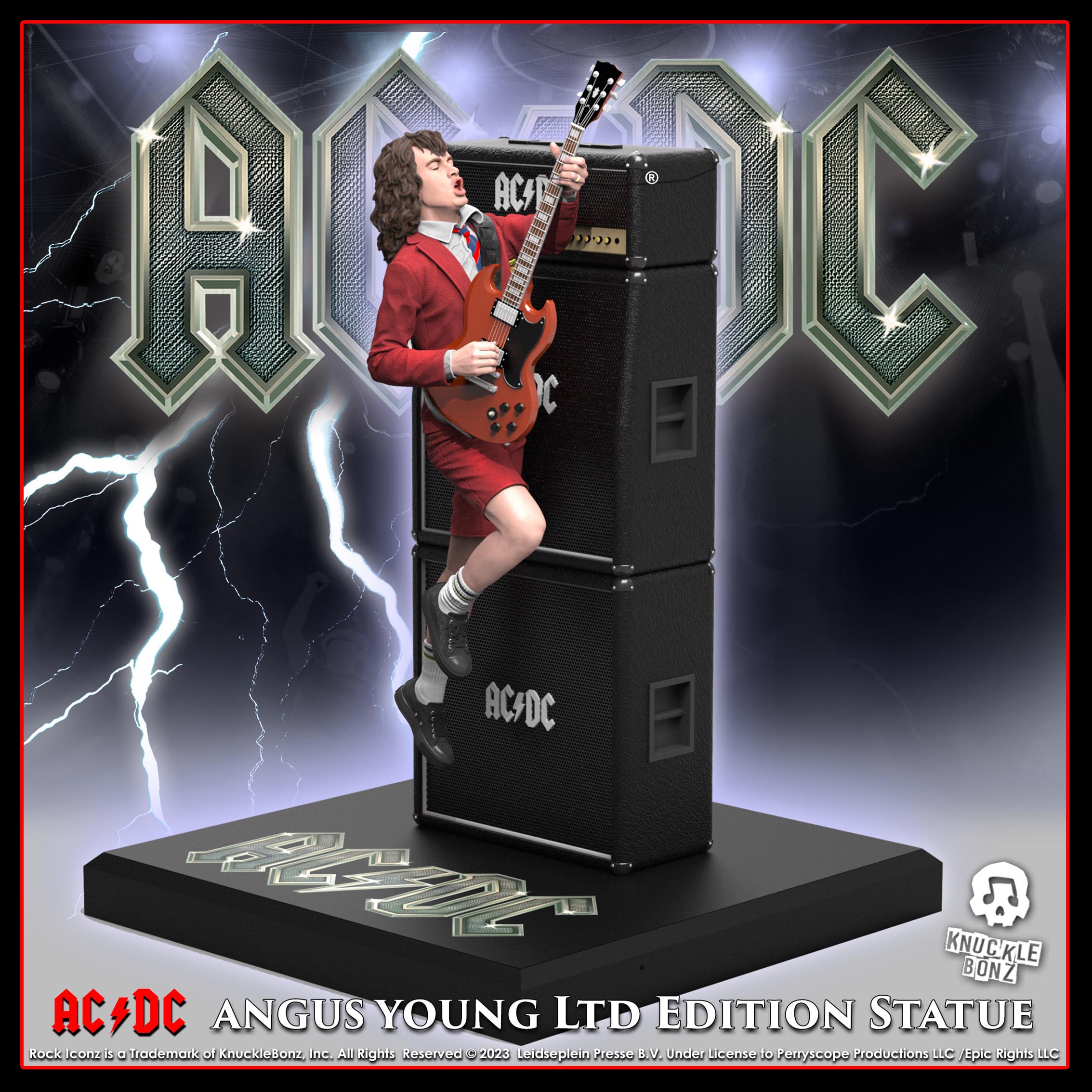AC/DC Angus Young III KnuckleBonz Statue