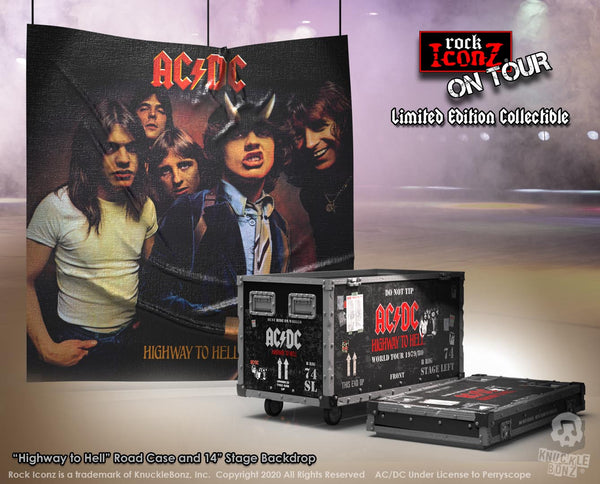 AC/DC “Highway to Hell” Road Case + Stage Backdrop