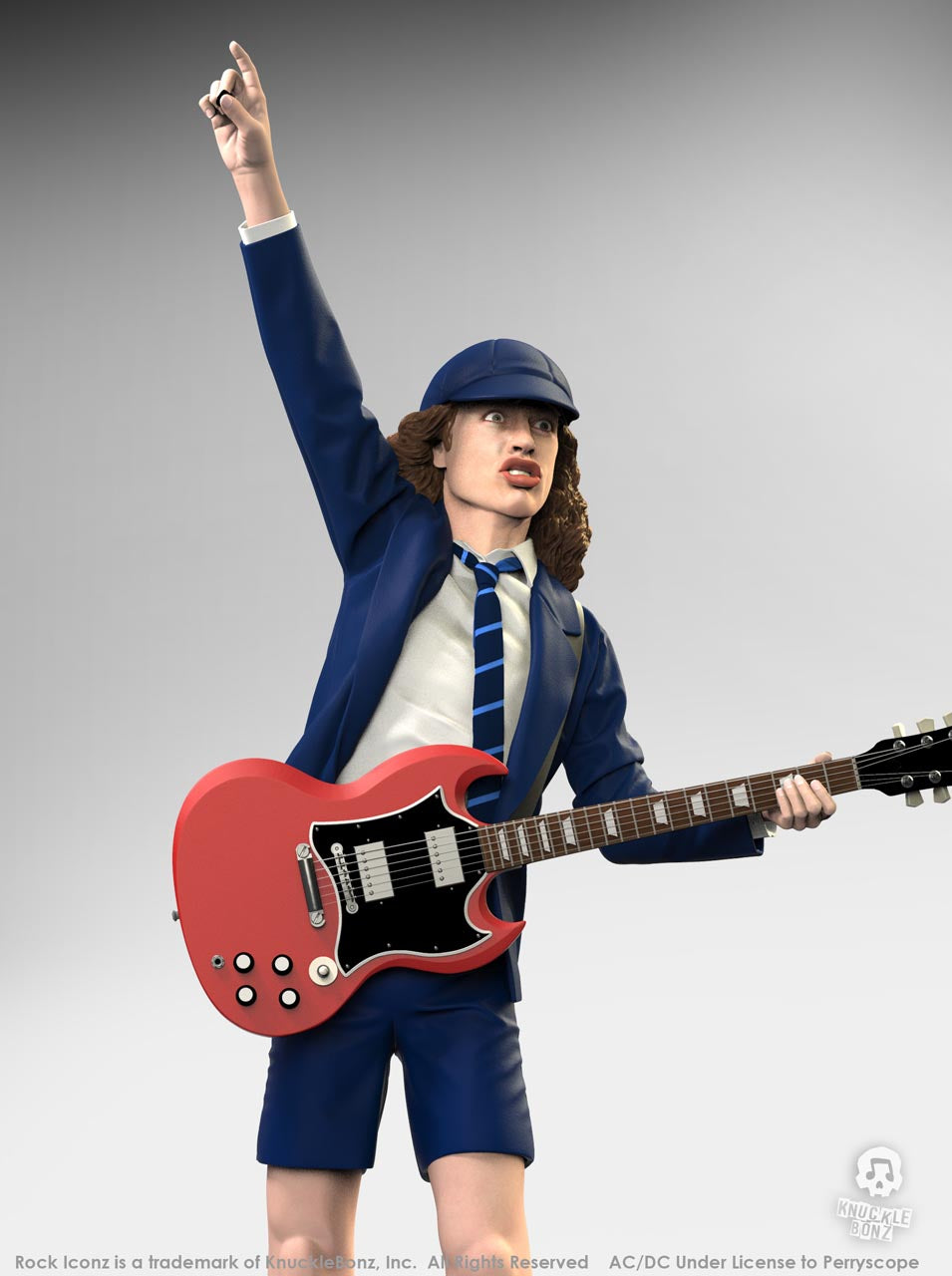 Angus Young II (AC/DC) KnuckleBonz Statue