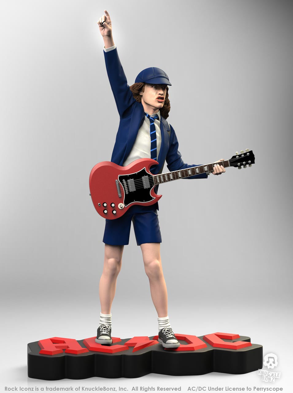 Angus Young II (AC/DC) KnuckleBonz Statue