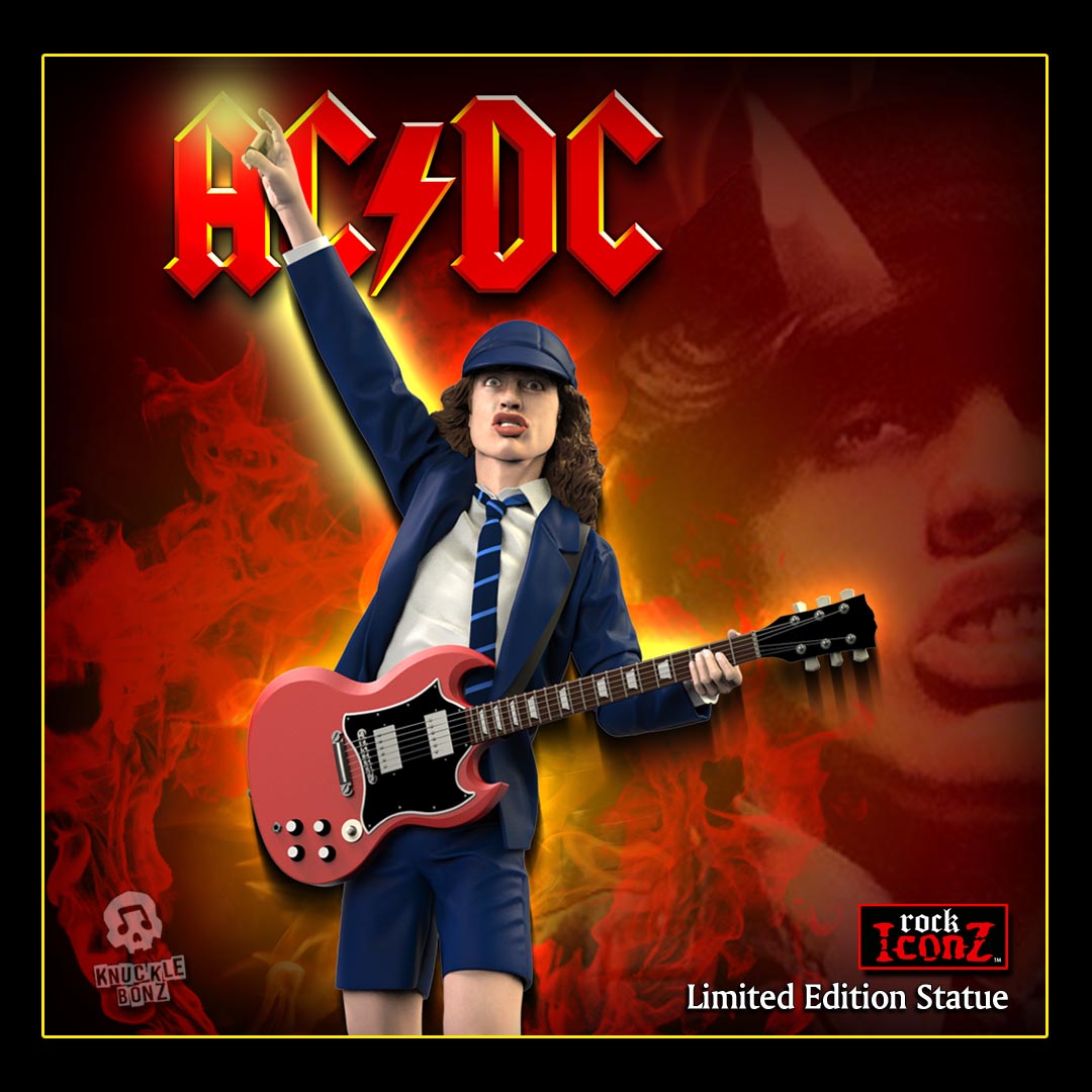 Angus Young II (AC/DC) KnuckleBonz Statue