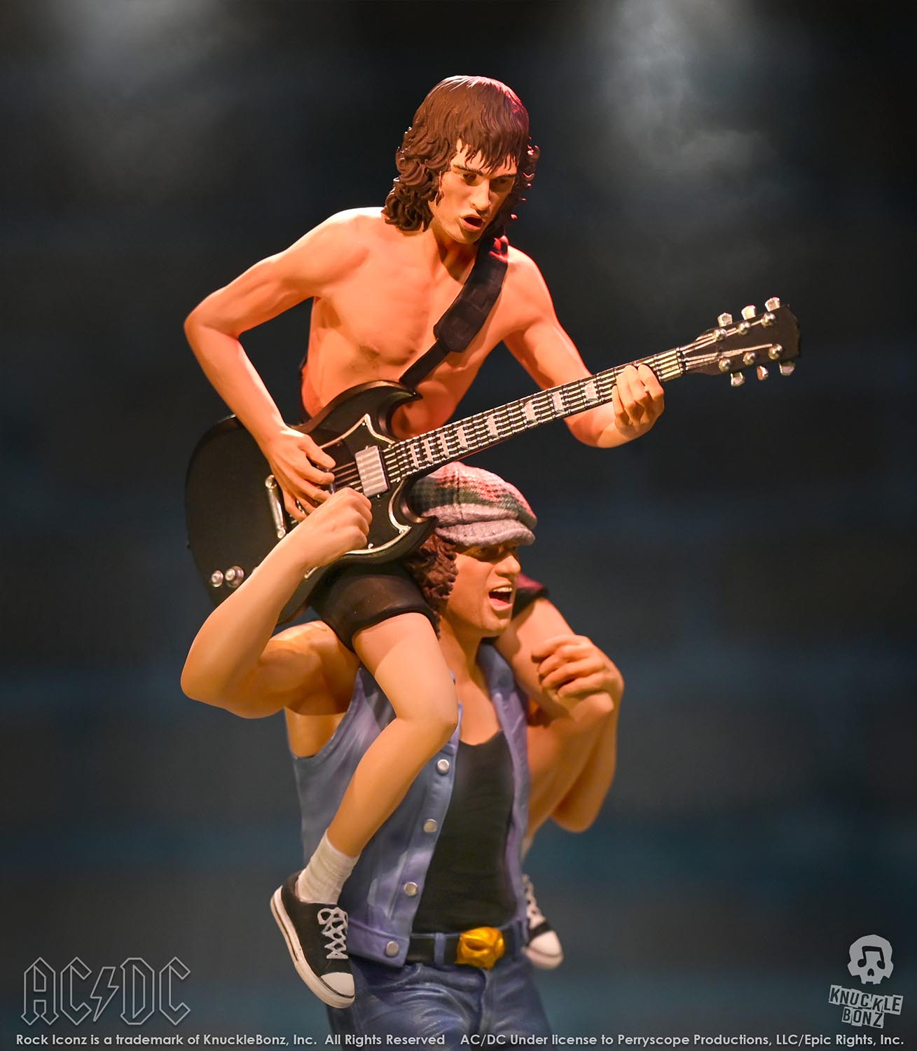 AC/DC Angus and Brian KnuckleBonz Statue