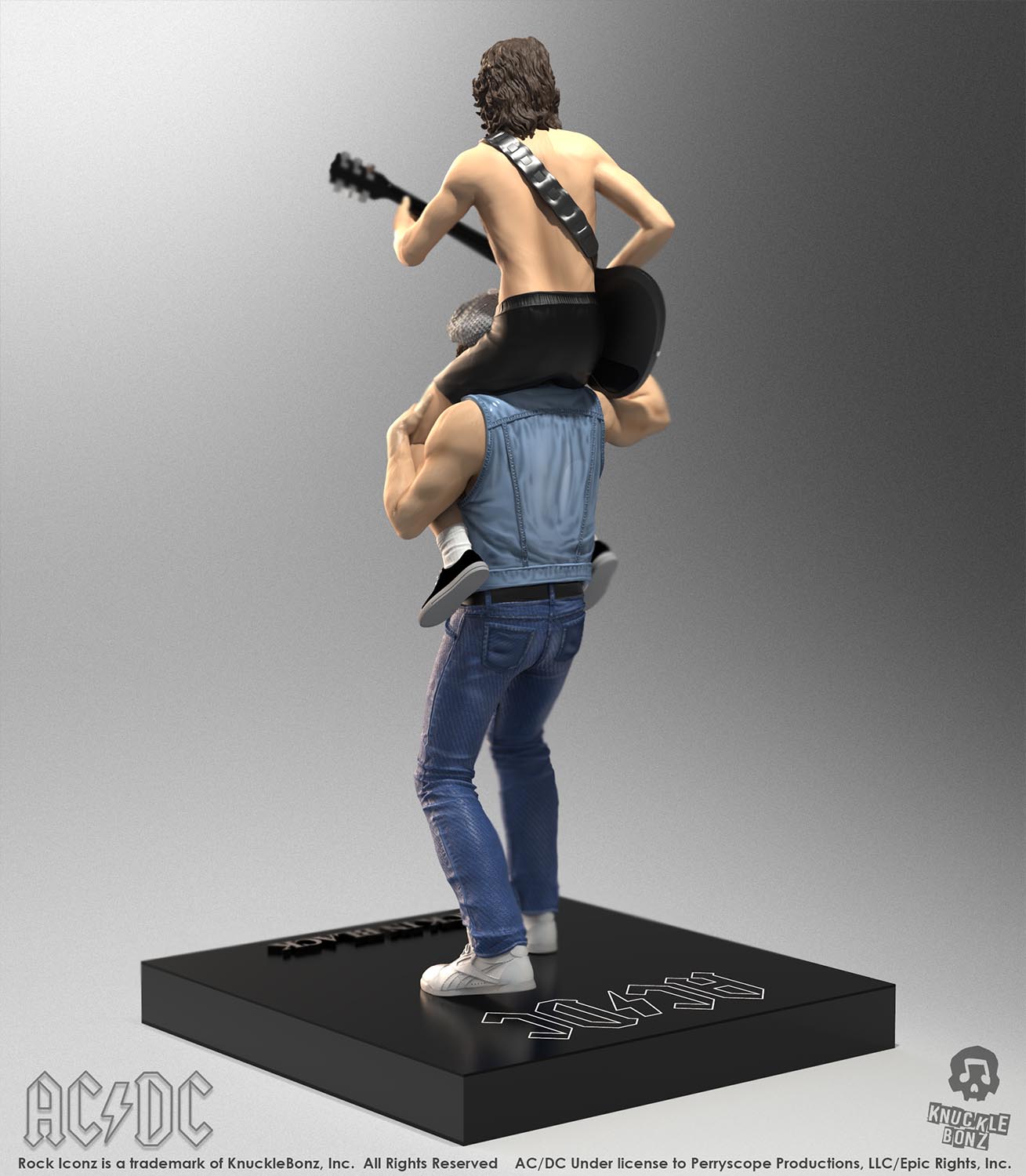 AC/DC Angus and Brian KnuckleBonz Statue