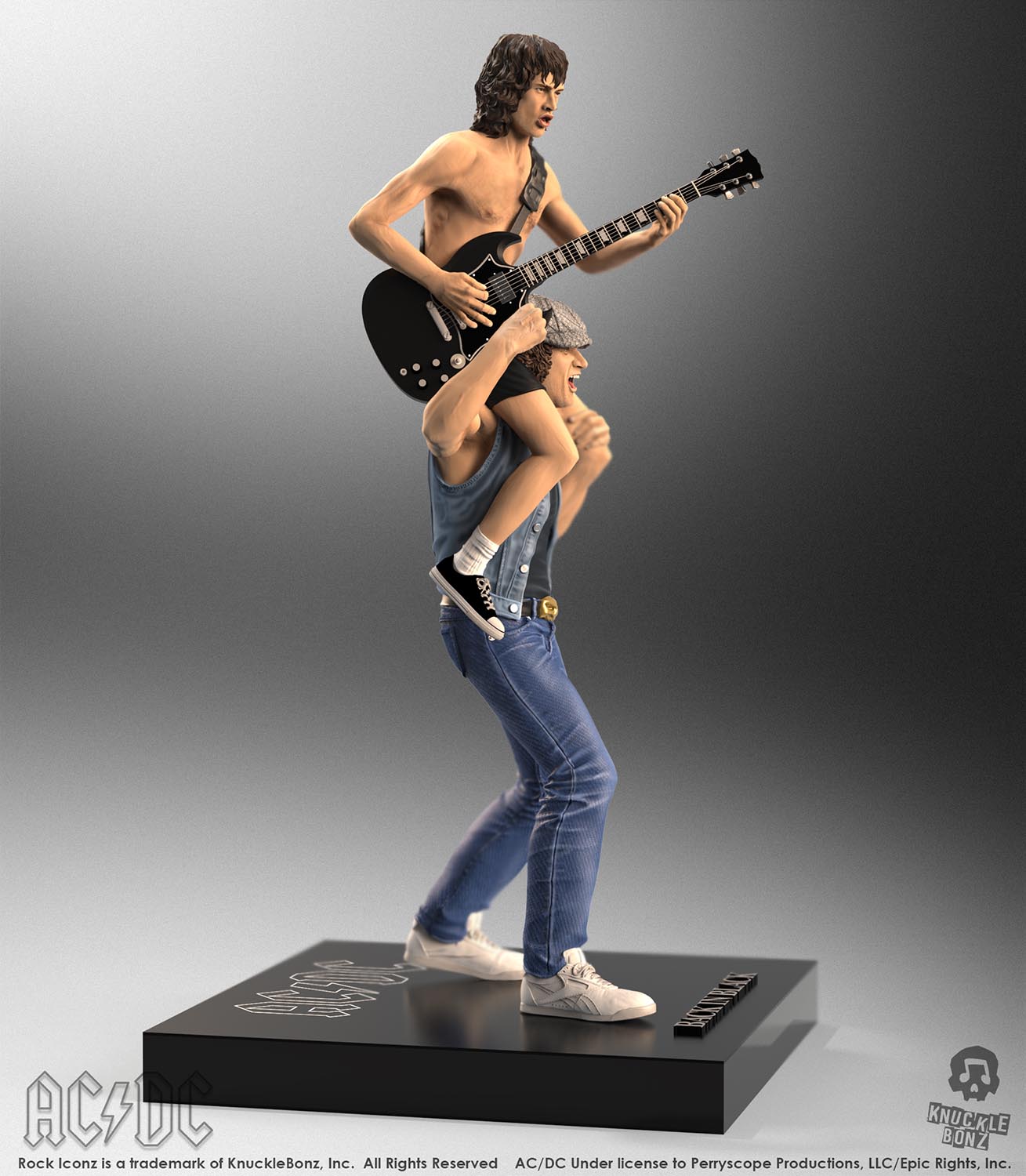 AC/DC Angus and Brian KnuckleBonz Statue