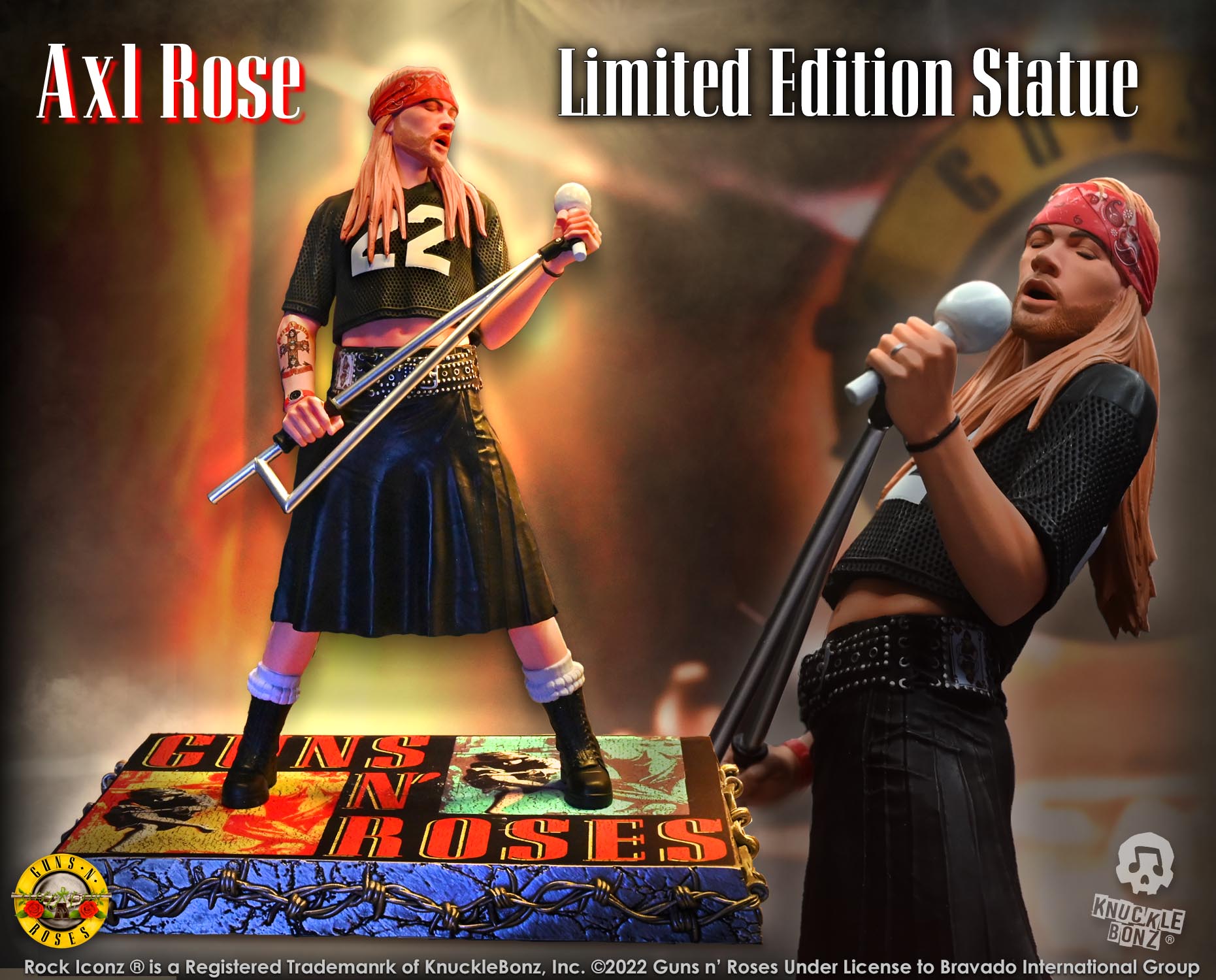 Guns N Roses Axl Rose II KnuckleBonz Statue