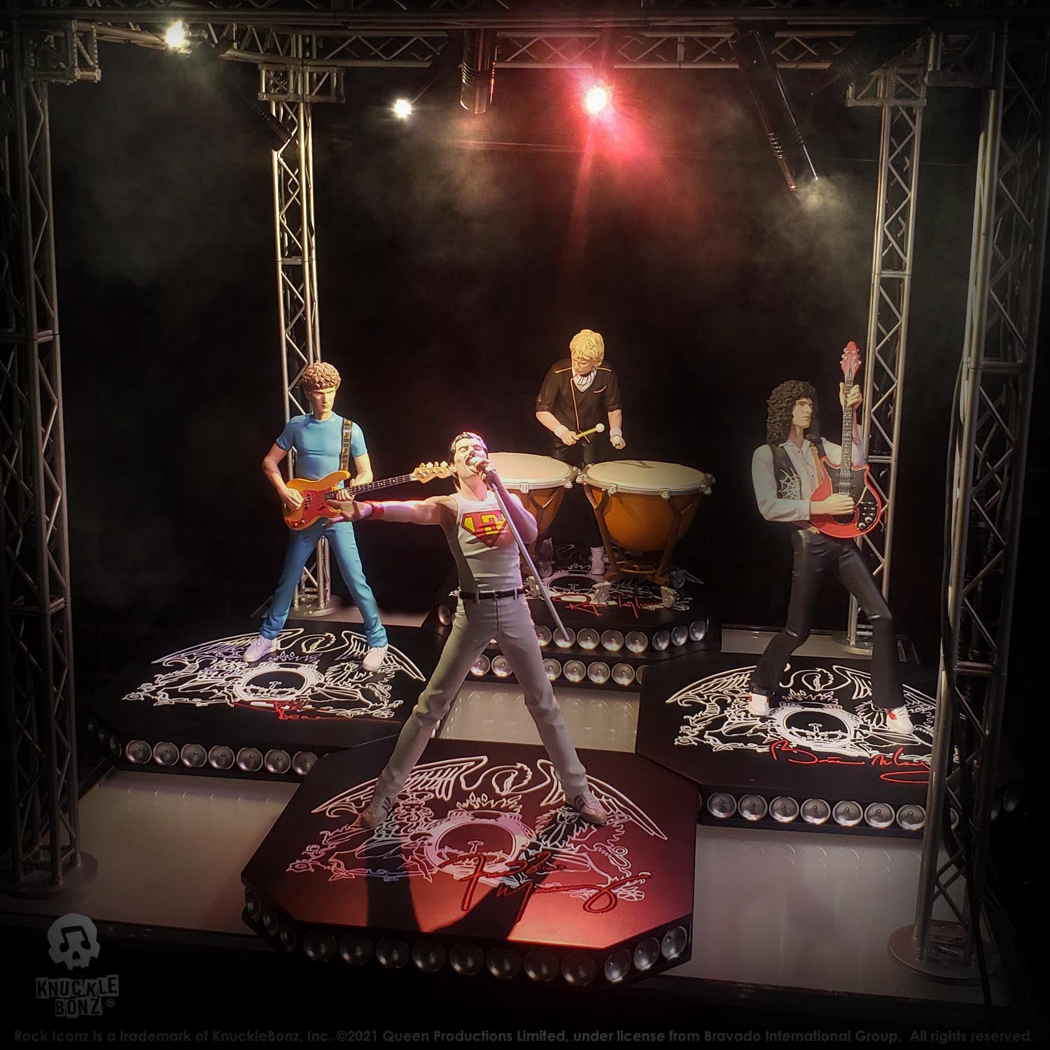 Queen John Deacon KnuckleBonz Statue