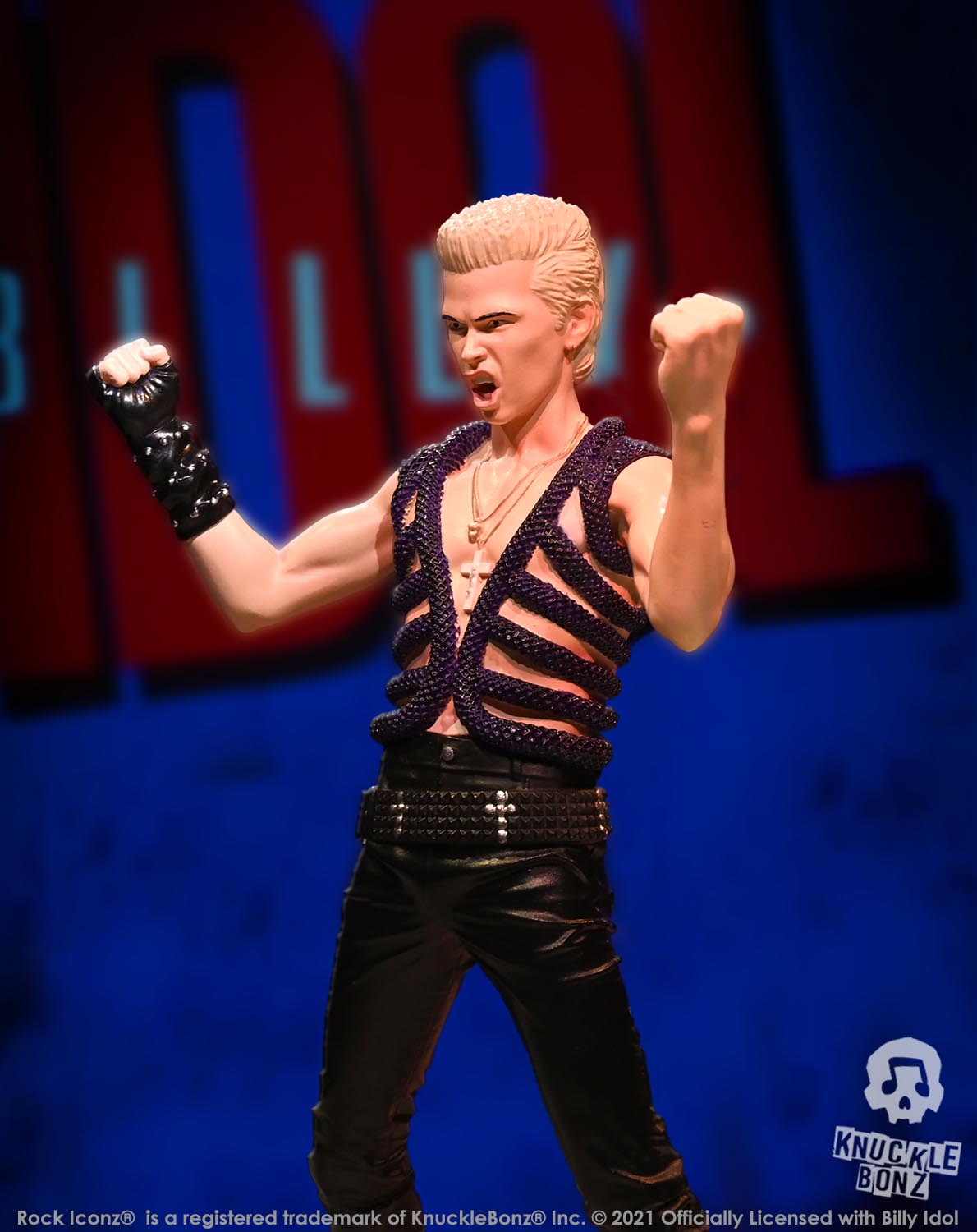 Billy Idol II KnuckleBonz Statue