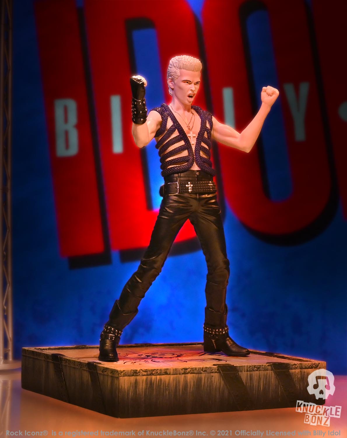 Billy Idol II KnuckleBonz Statue