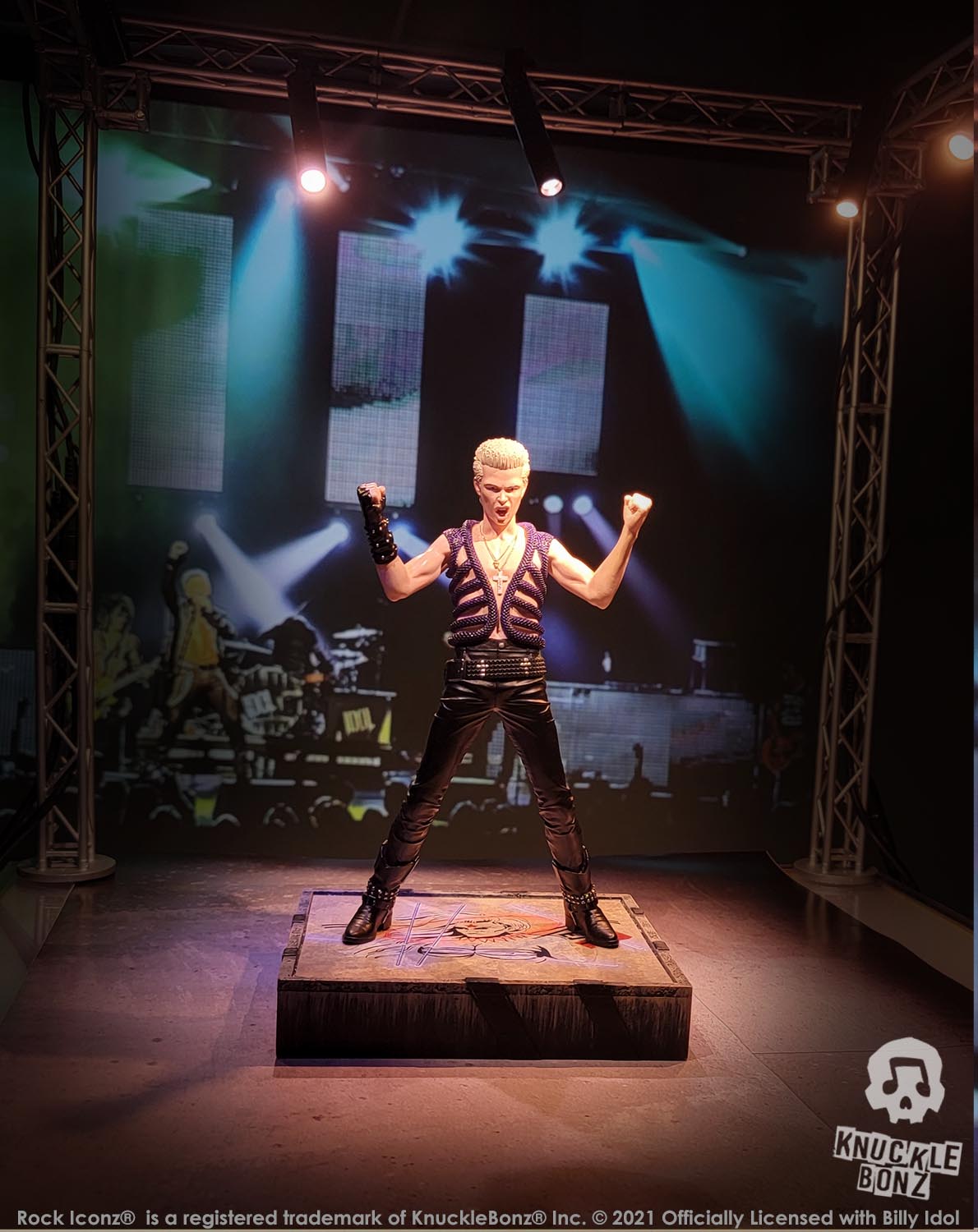 Billy Idol II KnuckleBonz Statue