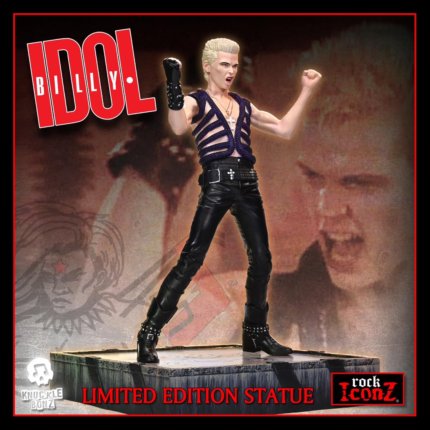 Billy Idol II KnuckleBonz Statue
