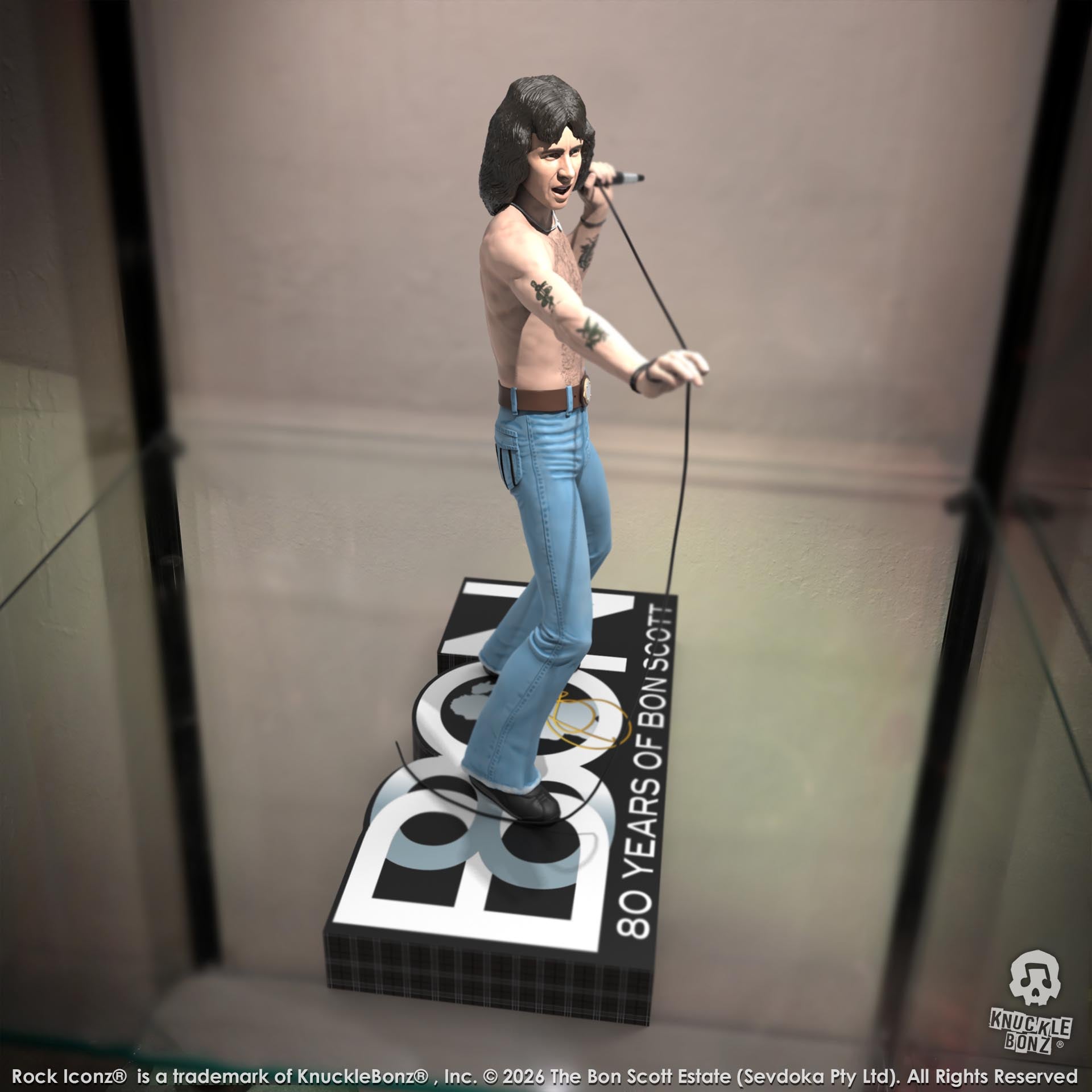 Bon Scott III KnuckleBonz Statue