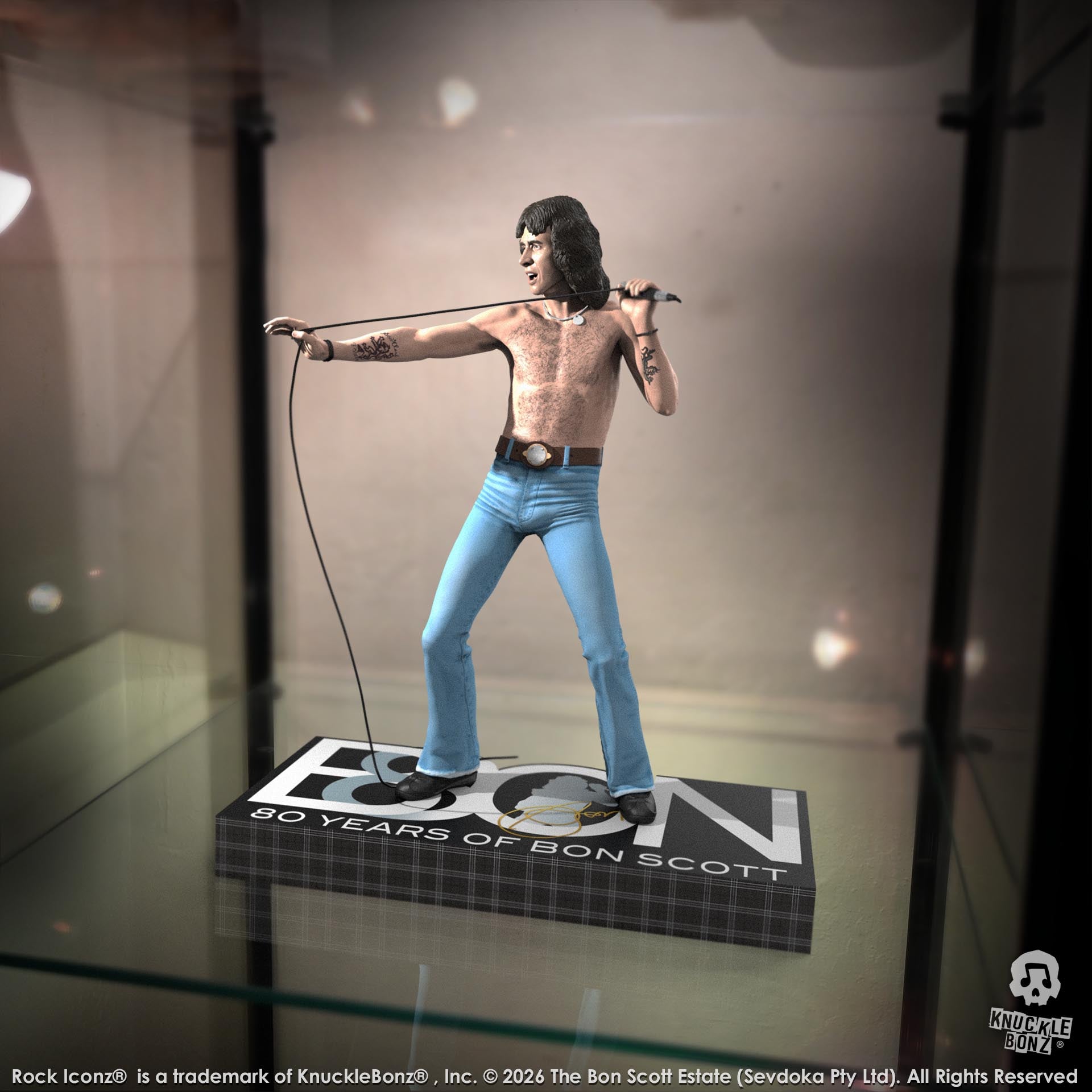 Bon Scott III KnuckleBonz Statue
