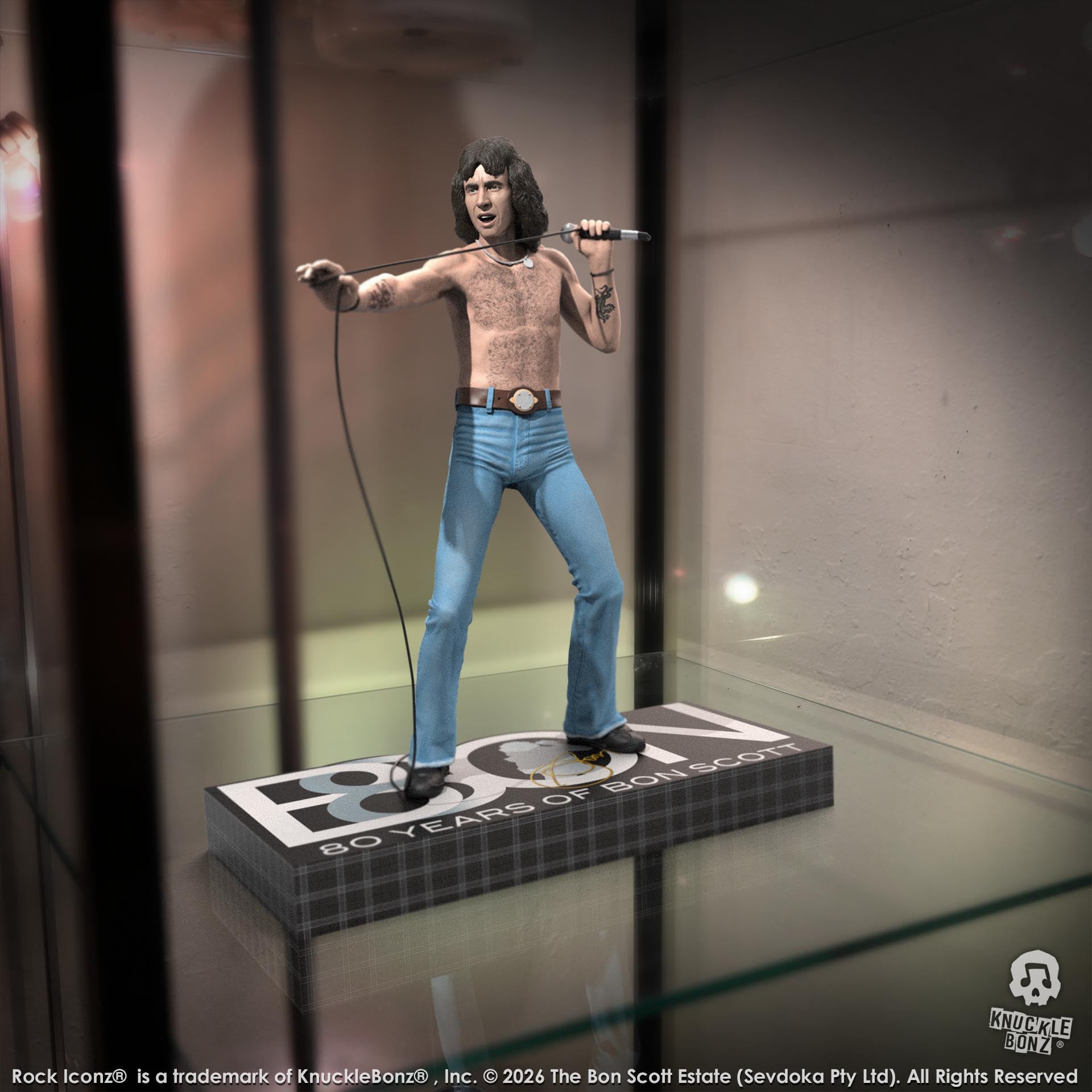 Bon Scott III KnuckleBonz Statue