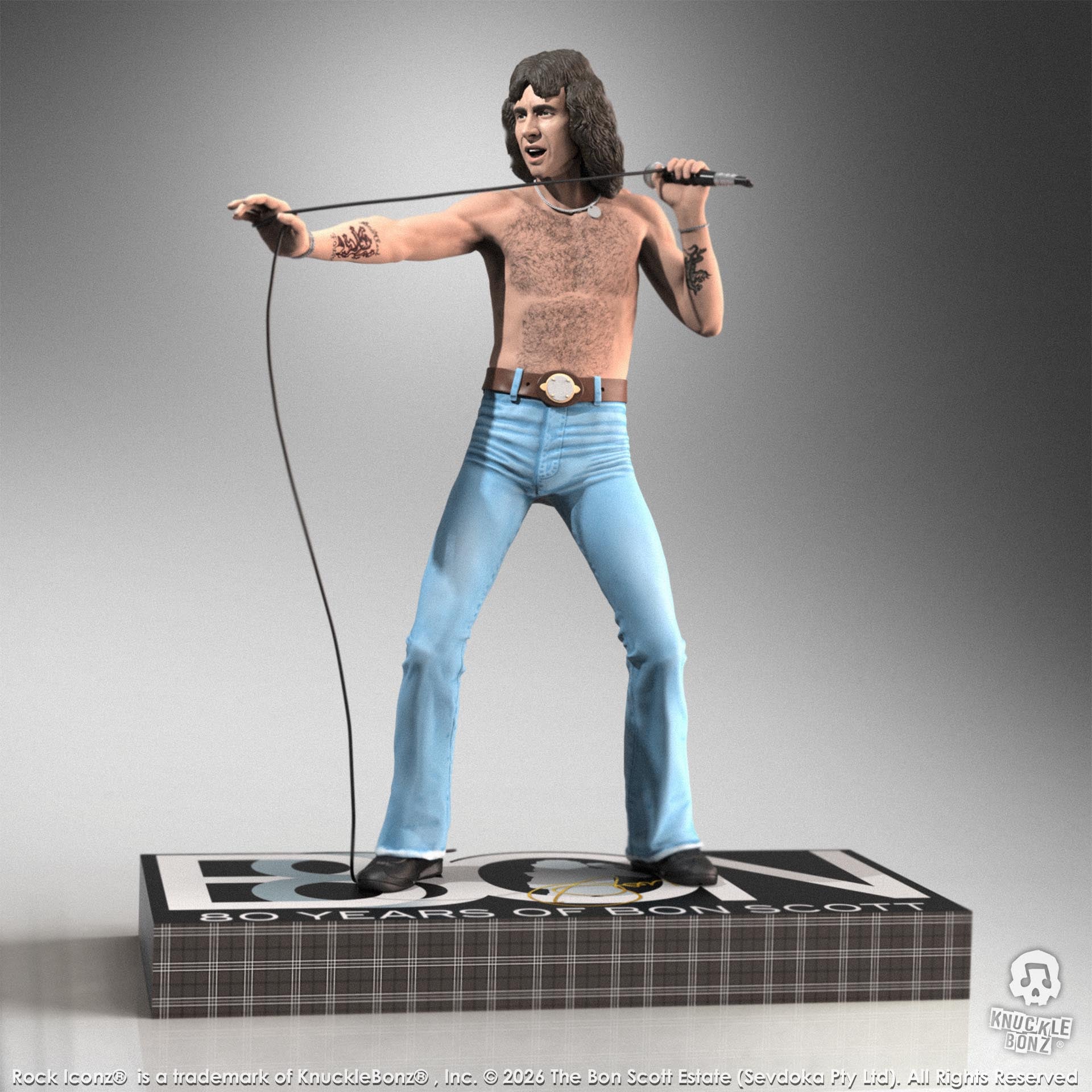 Bon Scott III KnuckleBonz Statue