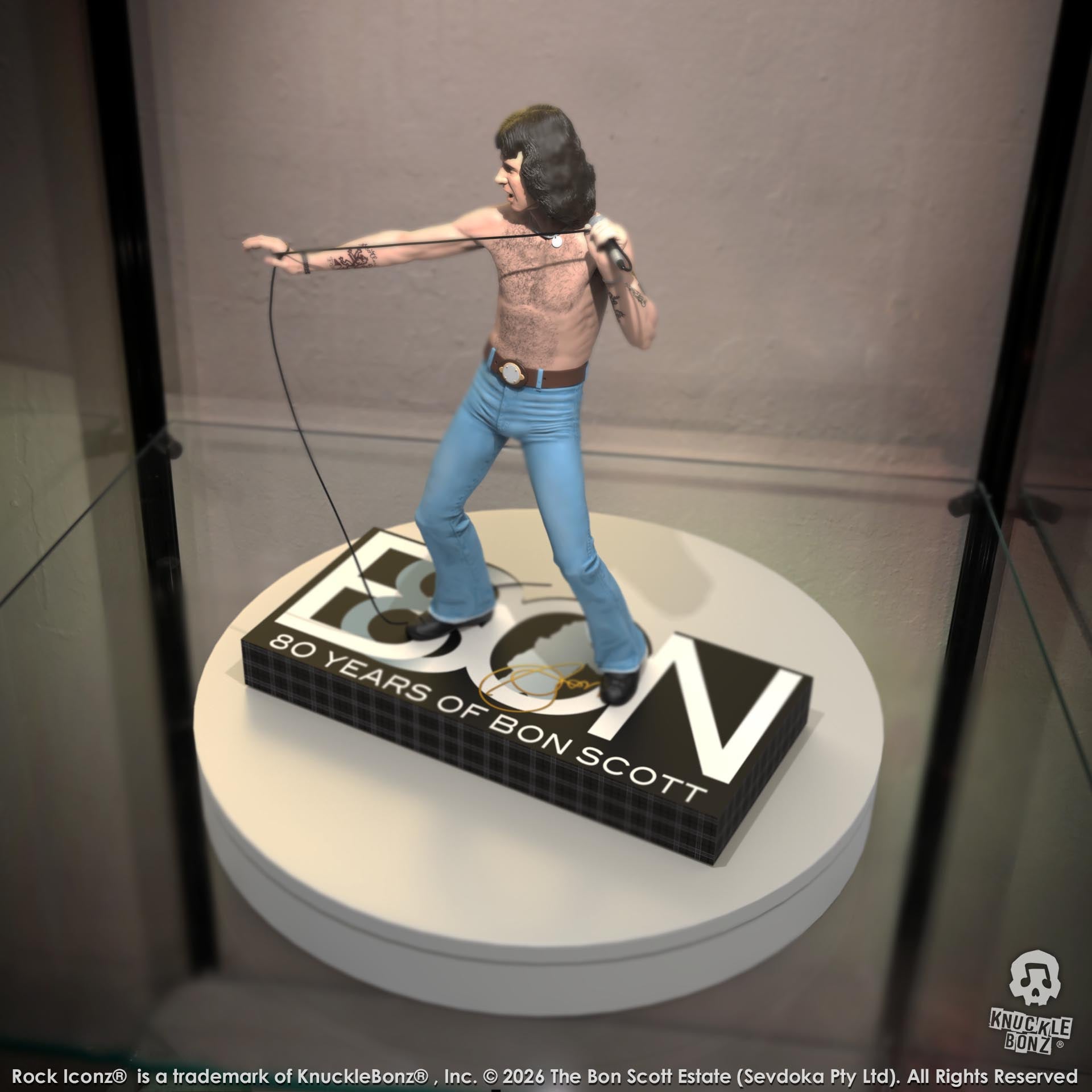 Bon Scott III KnuckleBonz Statue