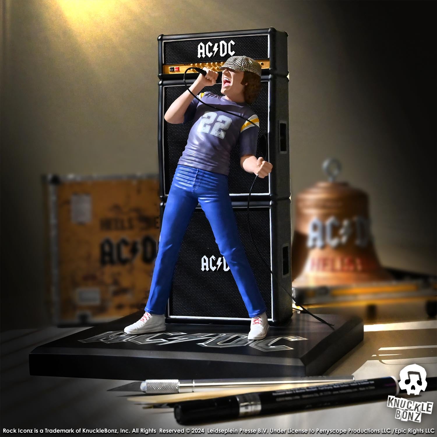 AC/DC Brian Johnson KnuckleBonz Statue
