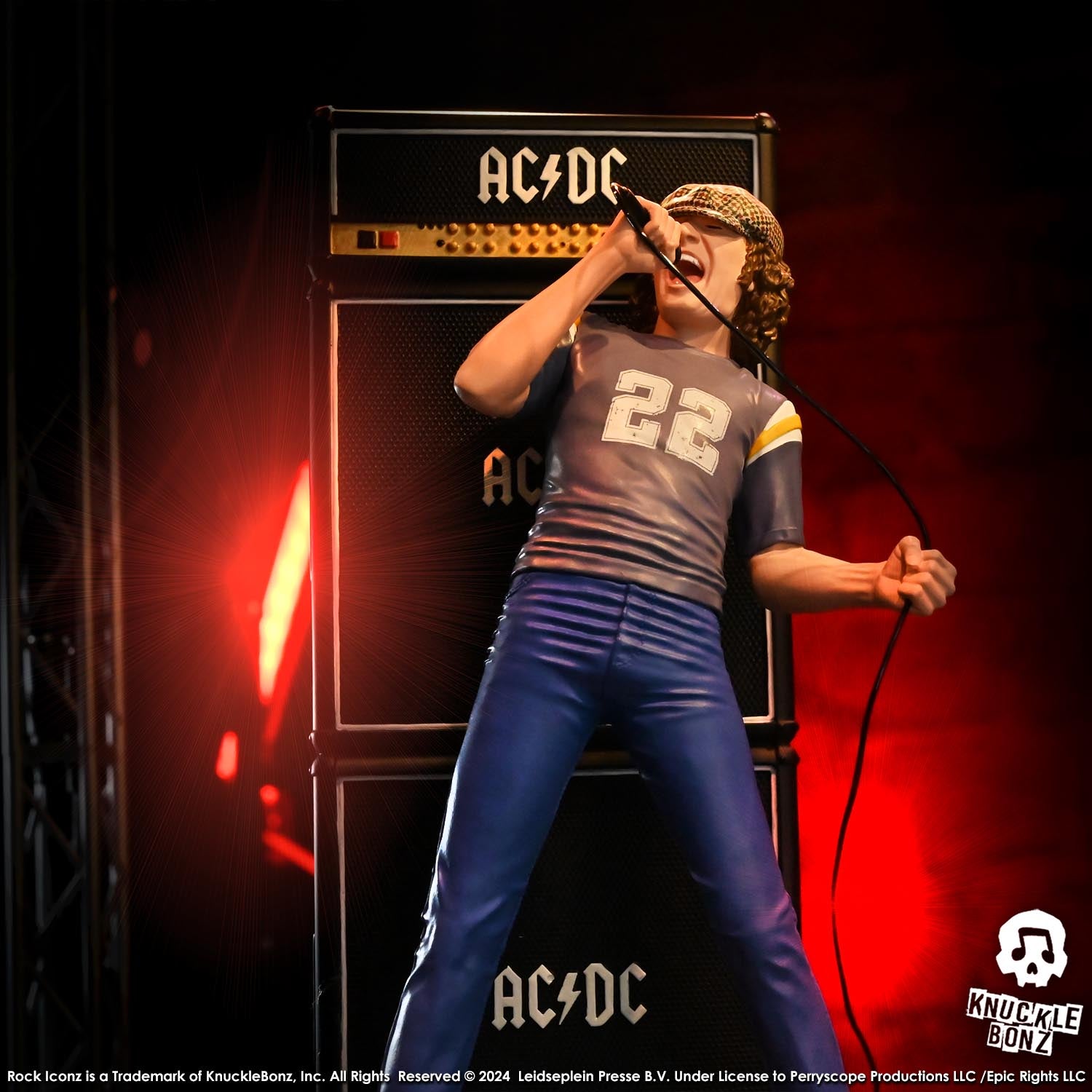 AC/DC Brian Johnson KnuckleBonz Statue