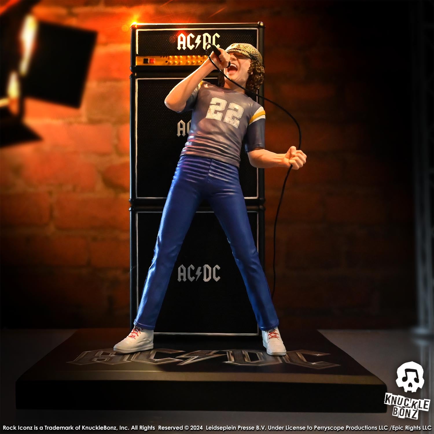 AC/DC Brian Johnson KnuckleBonz Statue