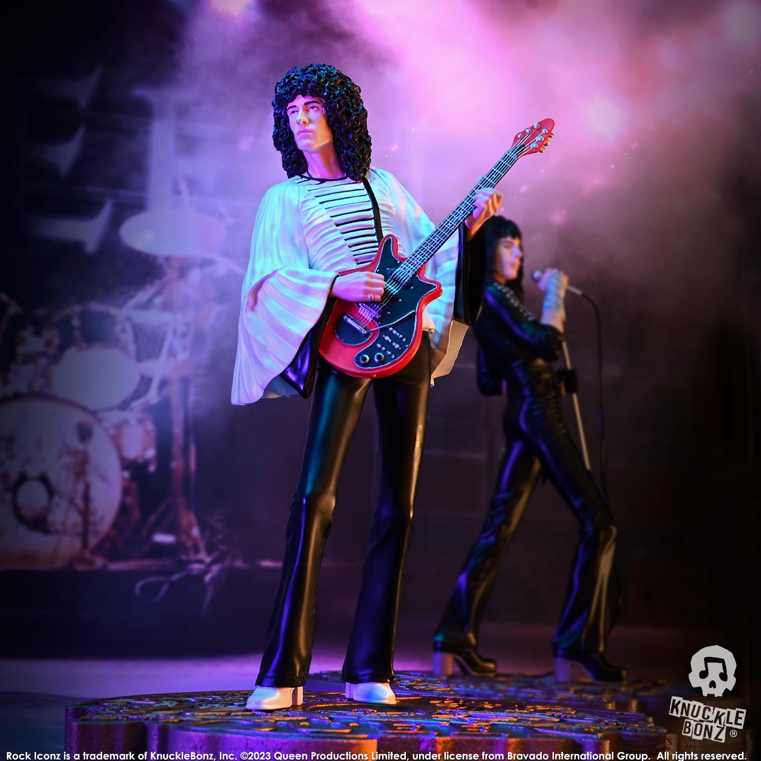 Queen II Brian May KnuckleBonz Statue