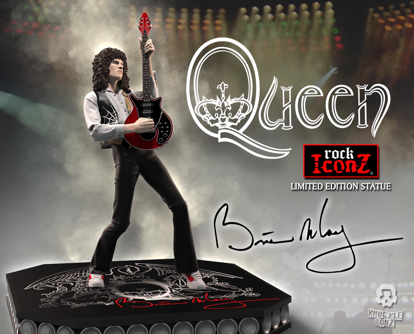 Queen Brian May KnuckleBonz Statue