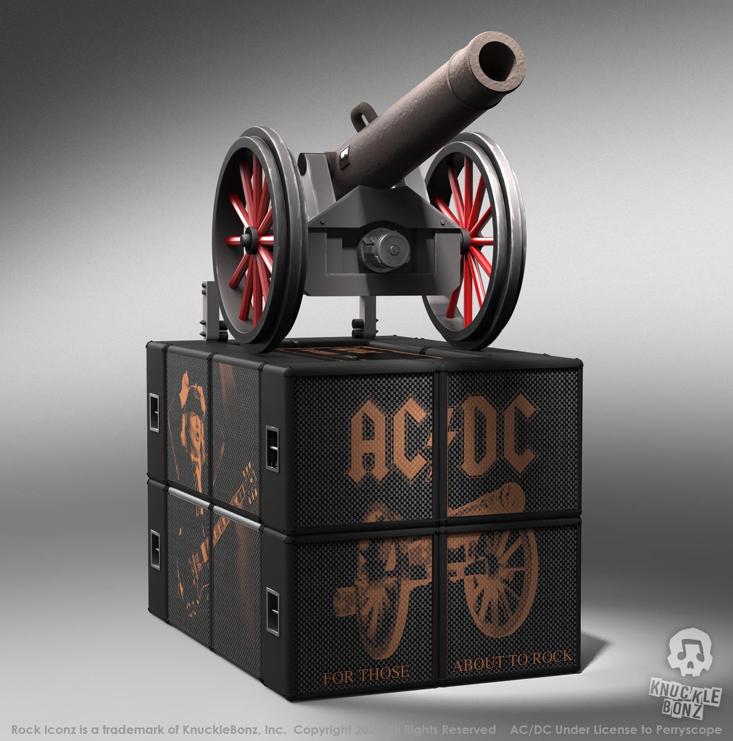AC/DC Cannon KnuckleBonz Statue