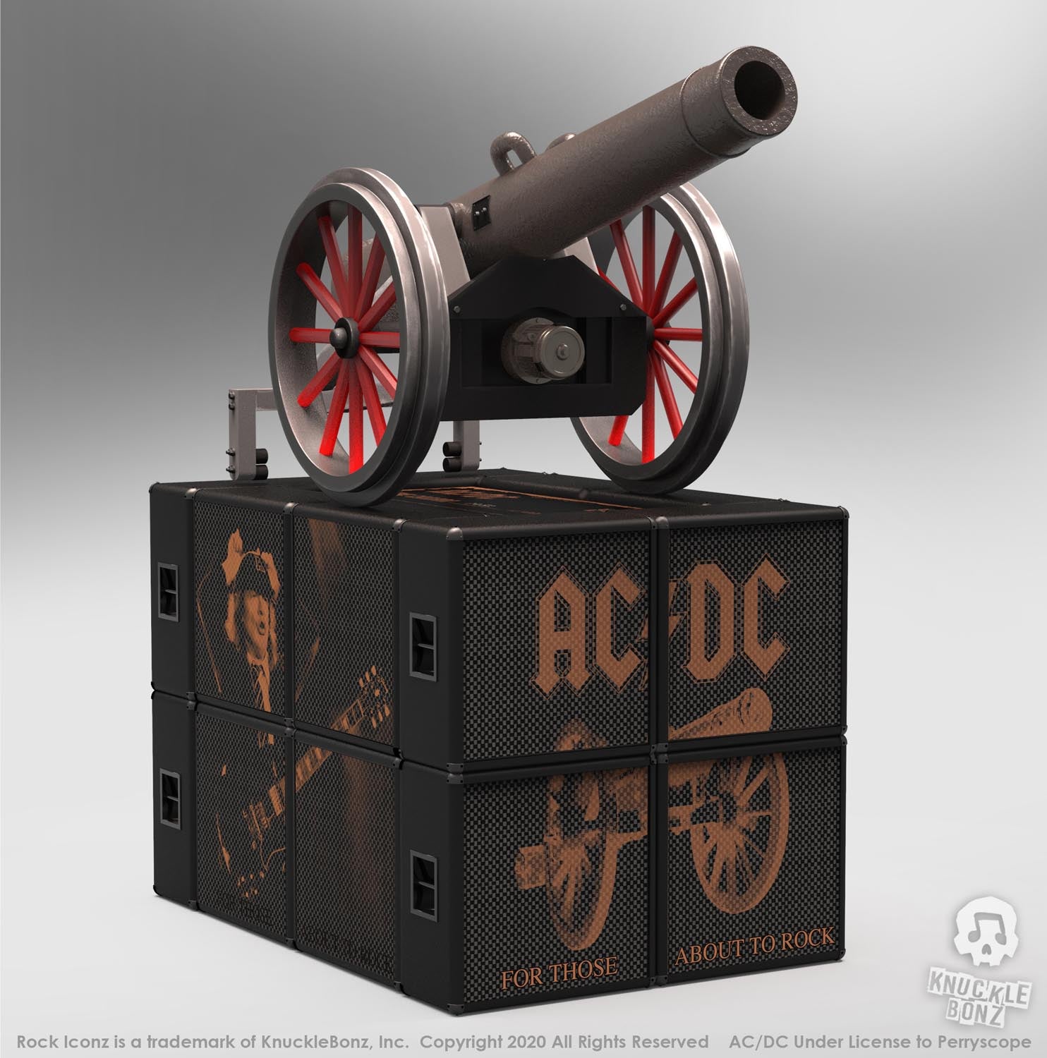 AC/DC Cannon KnuckleBonz Statue