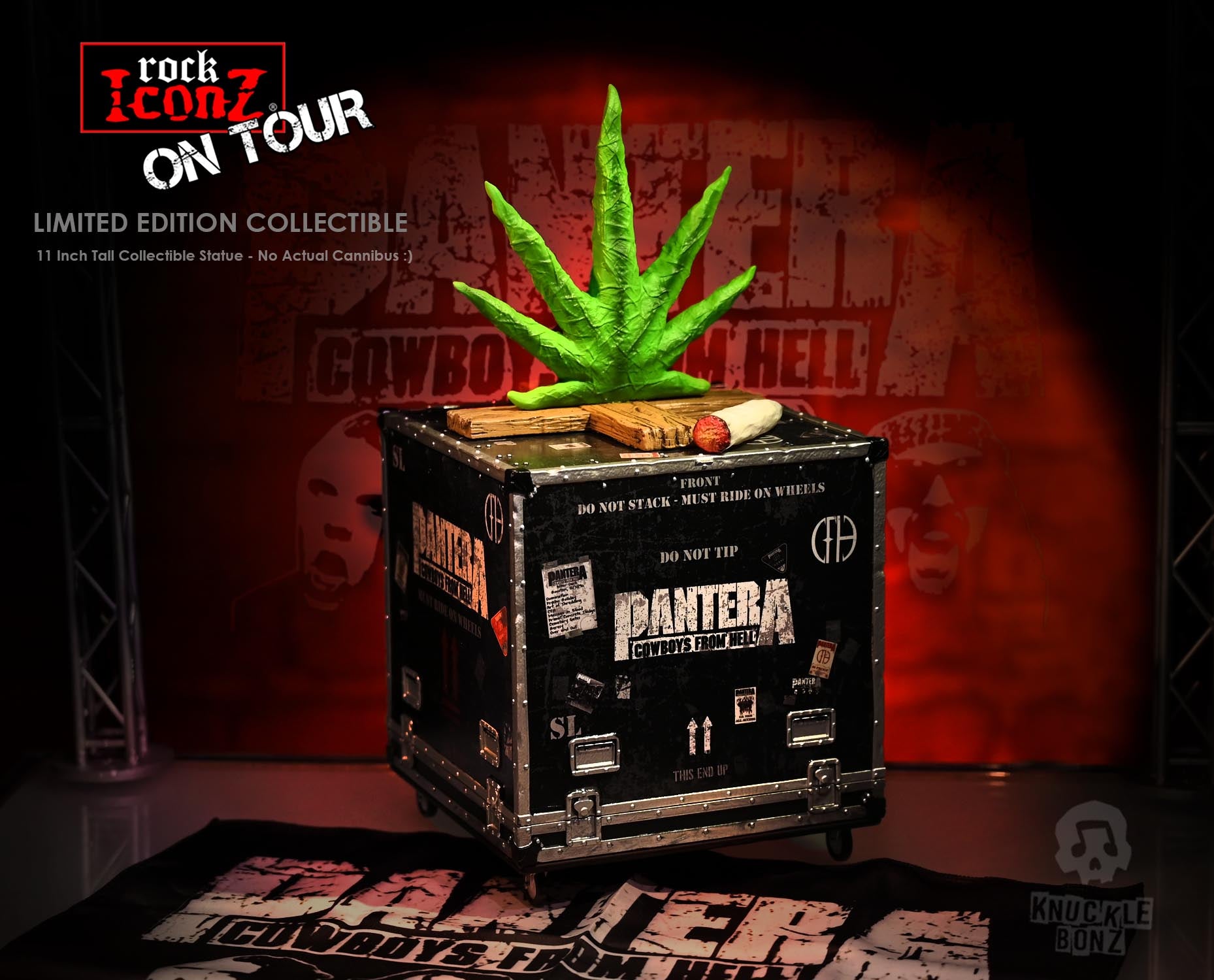 Pantera (Cowboys From Hell) Road Case KnuckleBonz Statue