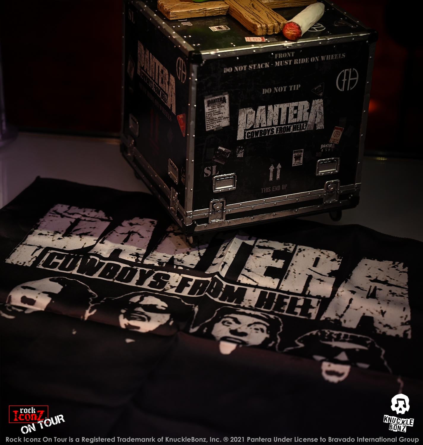 Pantera (Cowboys From Hell) Road Case KnuckleBonz Statue